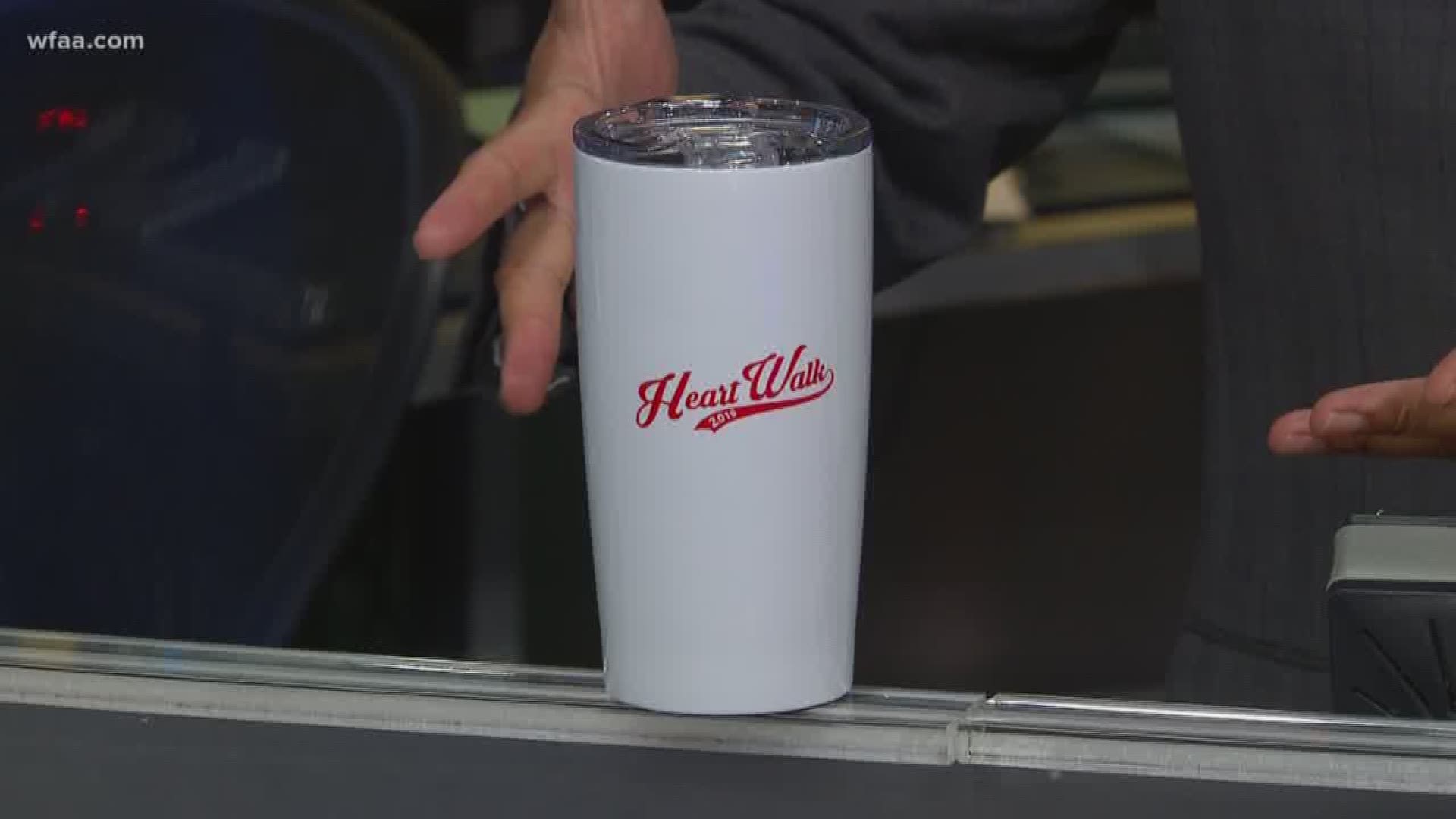 What's up with Greg's cup? The American Heart Association