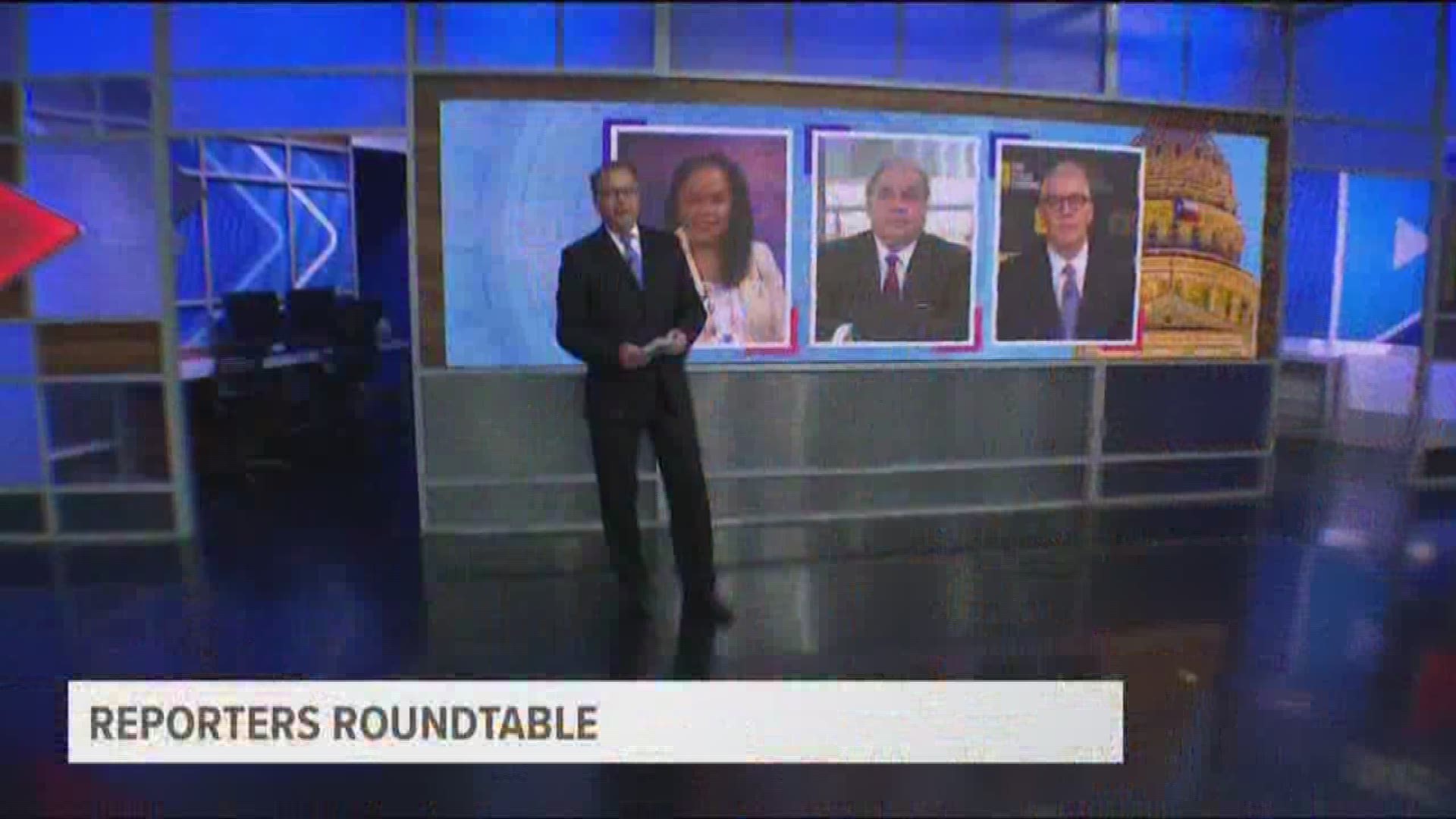 Reporters Roundtable puts the headlines in perspective each week. Ross and Bud returned along with Berna Dean Steptoe, WFAA's political producer. All three journalists discussed reactions to the new school district ratings issued last week by the Texas Ed