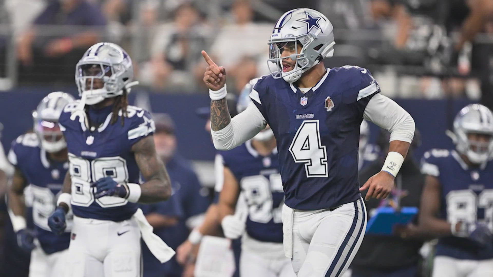 The Cowboys are set to square off against the San Francisco 49ers on Sunday.