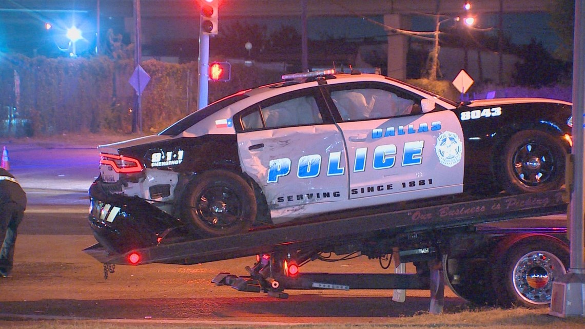 Dallas Officer Injured After Suspected Drunk Driver Crashes Into Squad ...