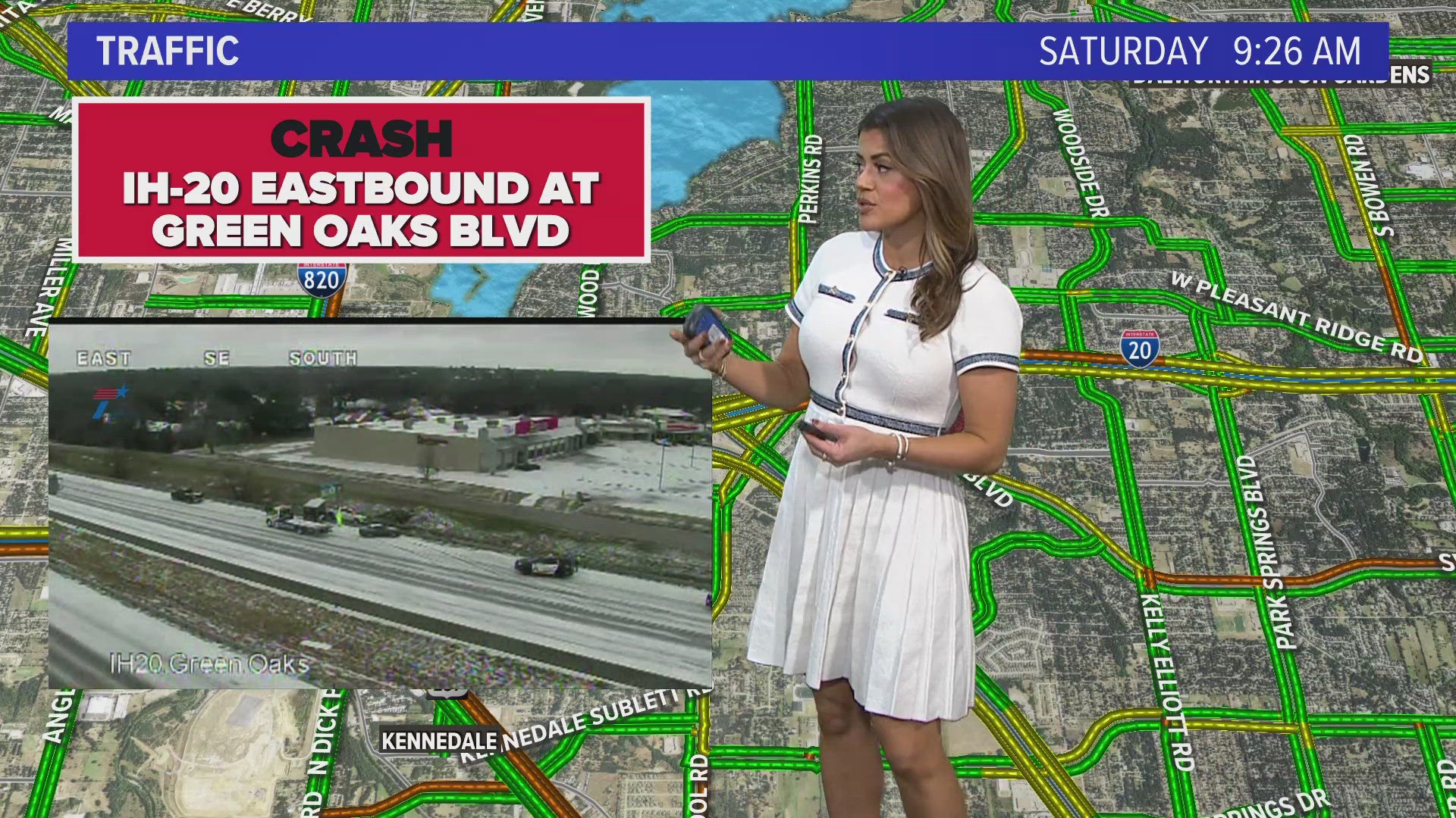 DFW Traffic: Crash reported on I-20 near Arlington as road conditions ...