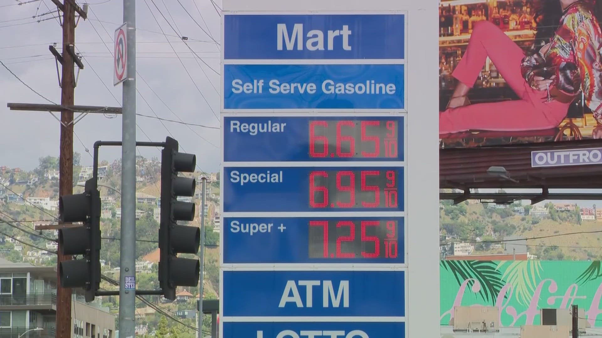 There are international ties playing a part in the price hike at U.S. gas stations.