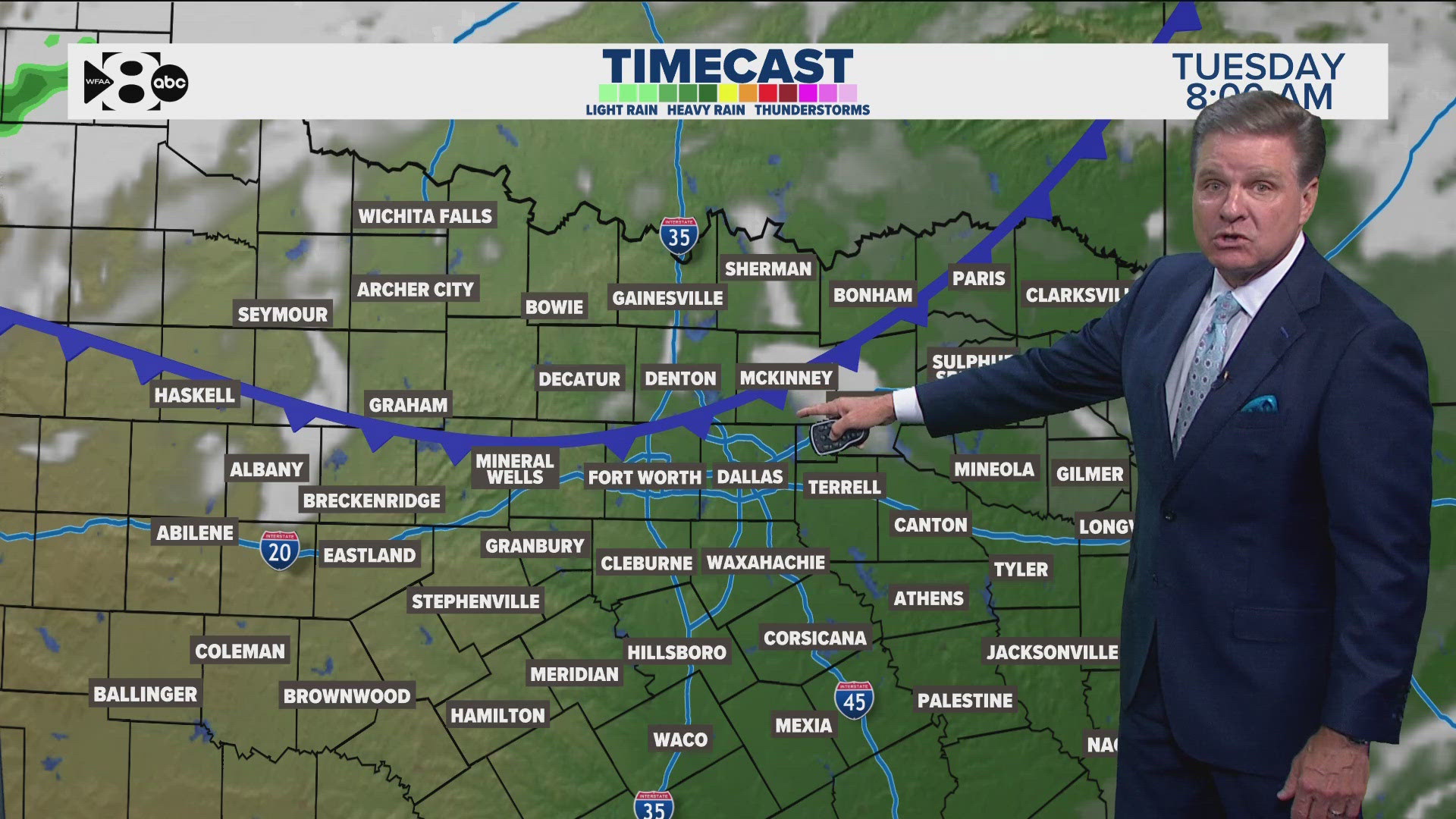 DFW Weather | Cold front Tuesday morning may bring light, spotty ...