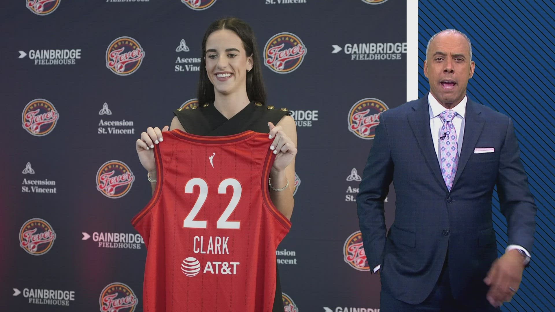 Clark will make her debut on May 3 when the Indiana Fever play the Dallas Wings.