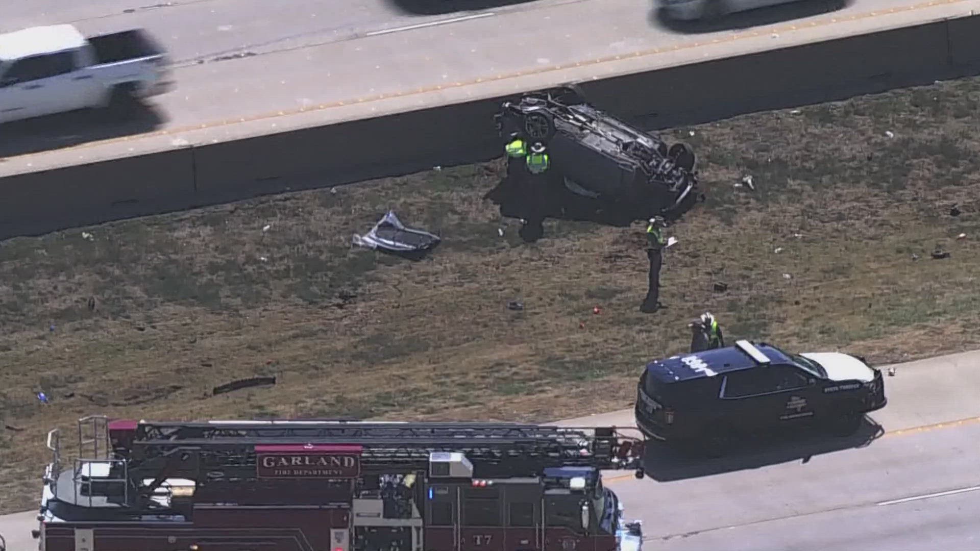 Deadly crash closes down North Texas freeway on Thursday | wfaa.com
