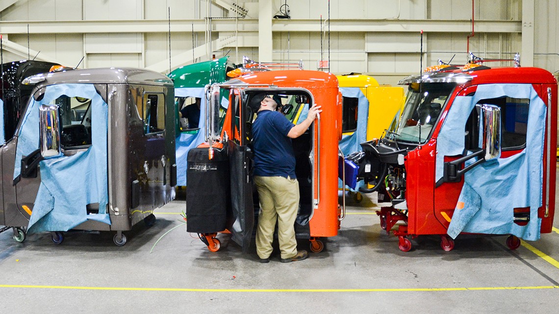 A rare look inside the Denton plant that makes more than 150 trucks a