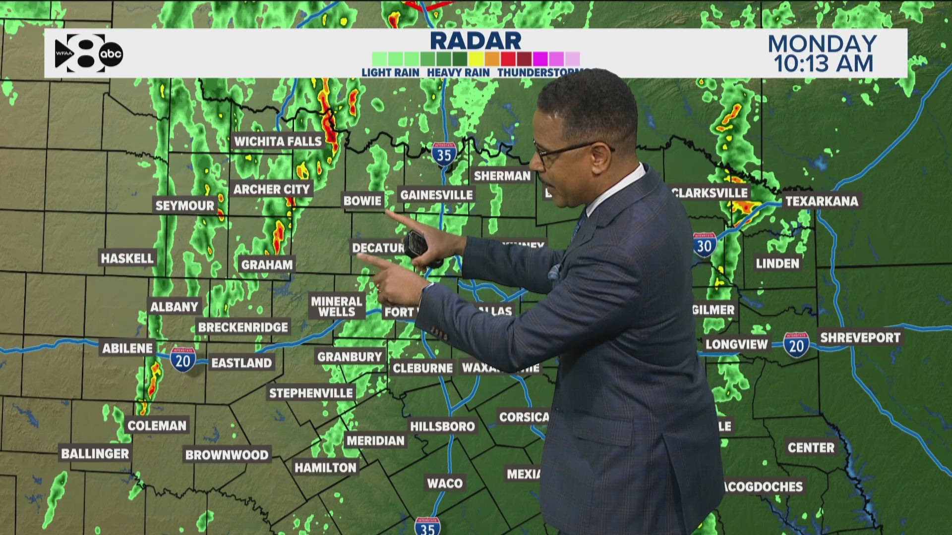 Greg Fields has a look at the latest storms forecast for North Texas.