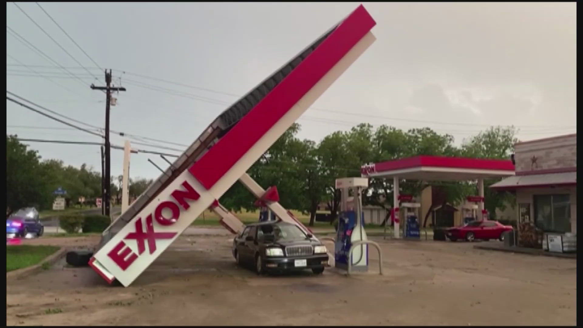 Strong storms and a possible tornado damaged many businesses and homes Wednesday afternoon in Temple.