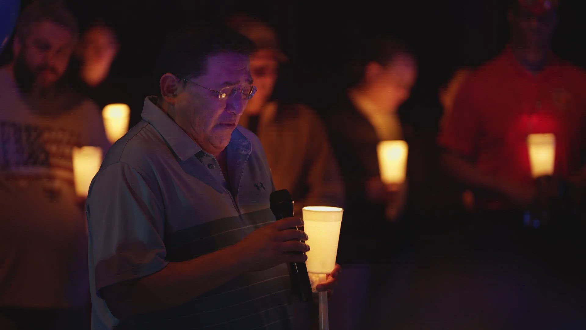 Officer Candanoza was remembered at the Cedar Hill Roller Rink, which is owned by his father.