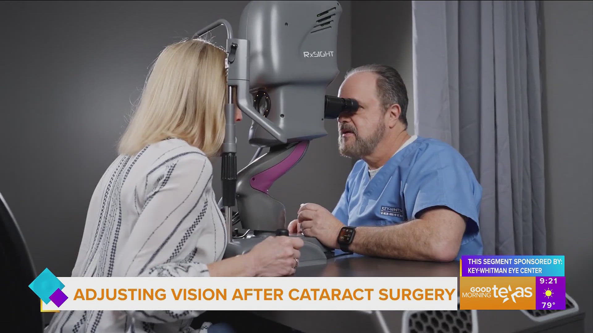 This segment is sponsored by: Key-Whitman Eye Center
