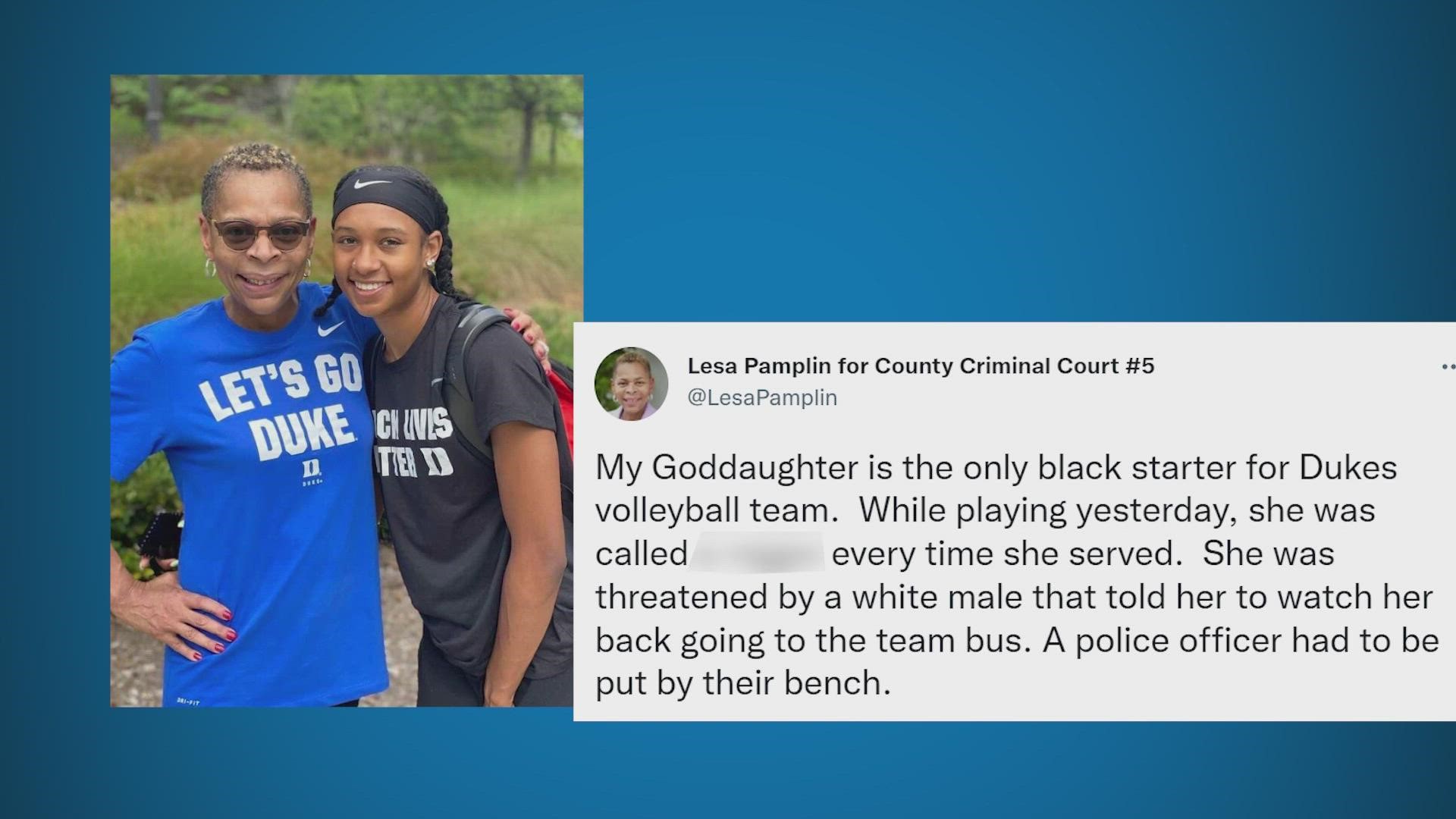Brigham Young University banned a fan after an incident of racism at a volleyball game against Duke University went viral.