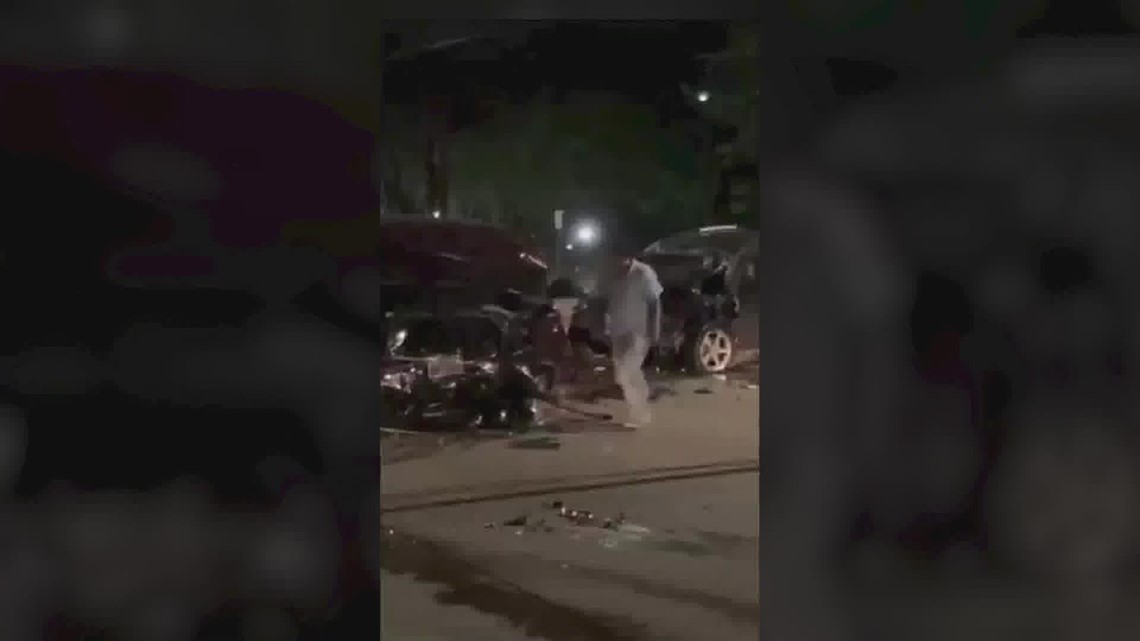 Dallas Police release video showing suspect in crash that killed two ...