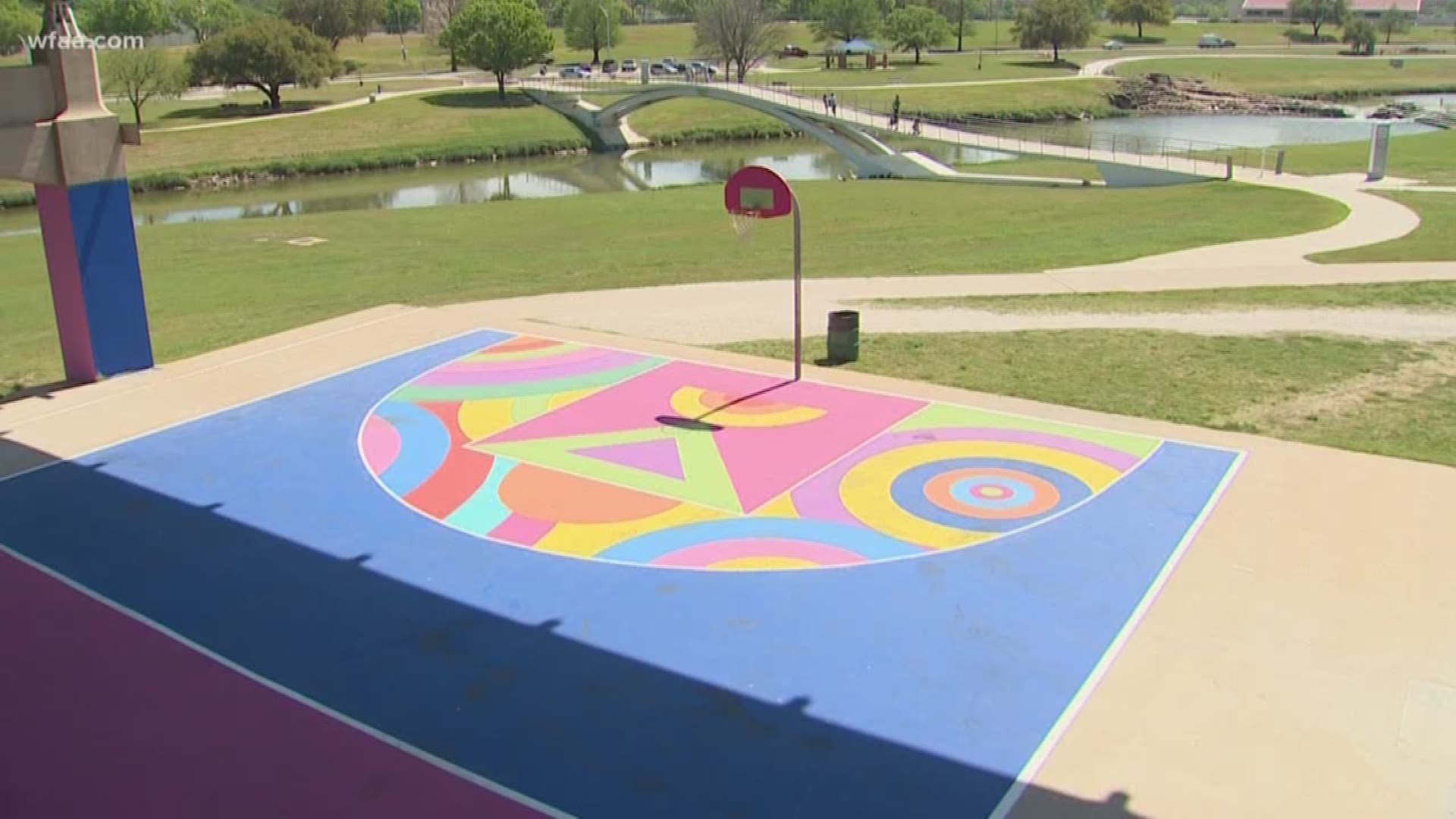 You might have noticed new paint and playground equipment at the Fort Worth park.