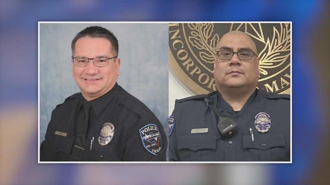 Community Mourning After 2 Double Oak Police Officers Die From COVID ...