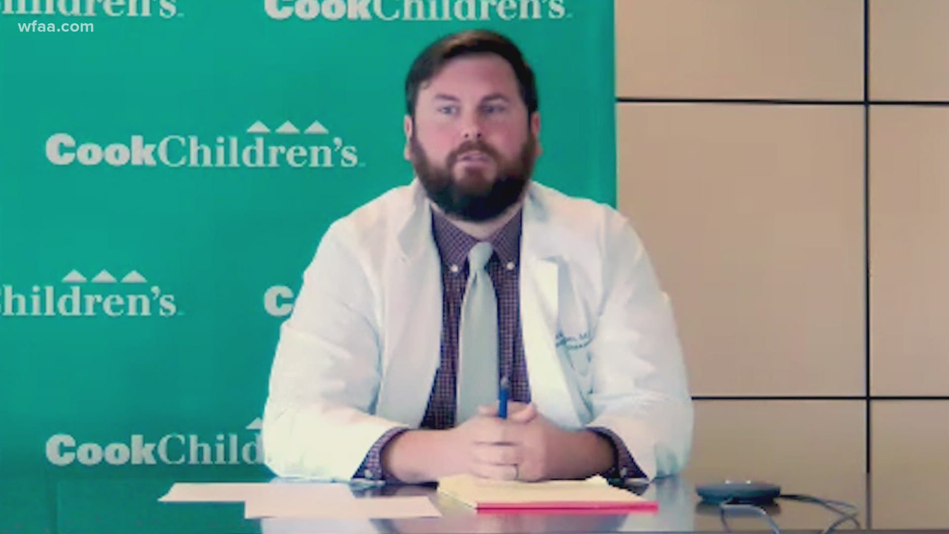 Hospital officials said the four patients range in age from 6 to 14 years old, and had been exposed to a person who tested positive for COVID-19.