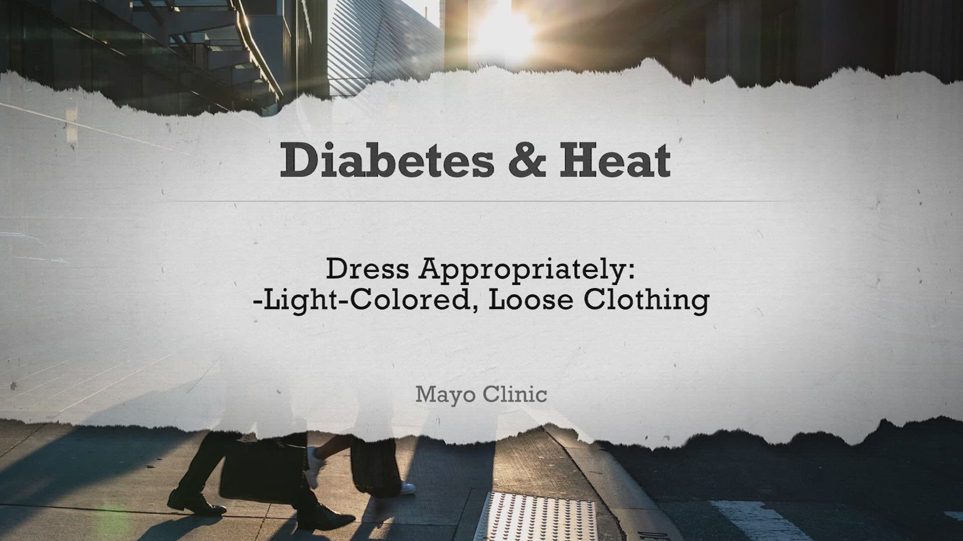 Managing diabetes in the summer heat