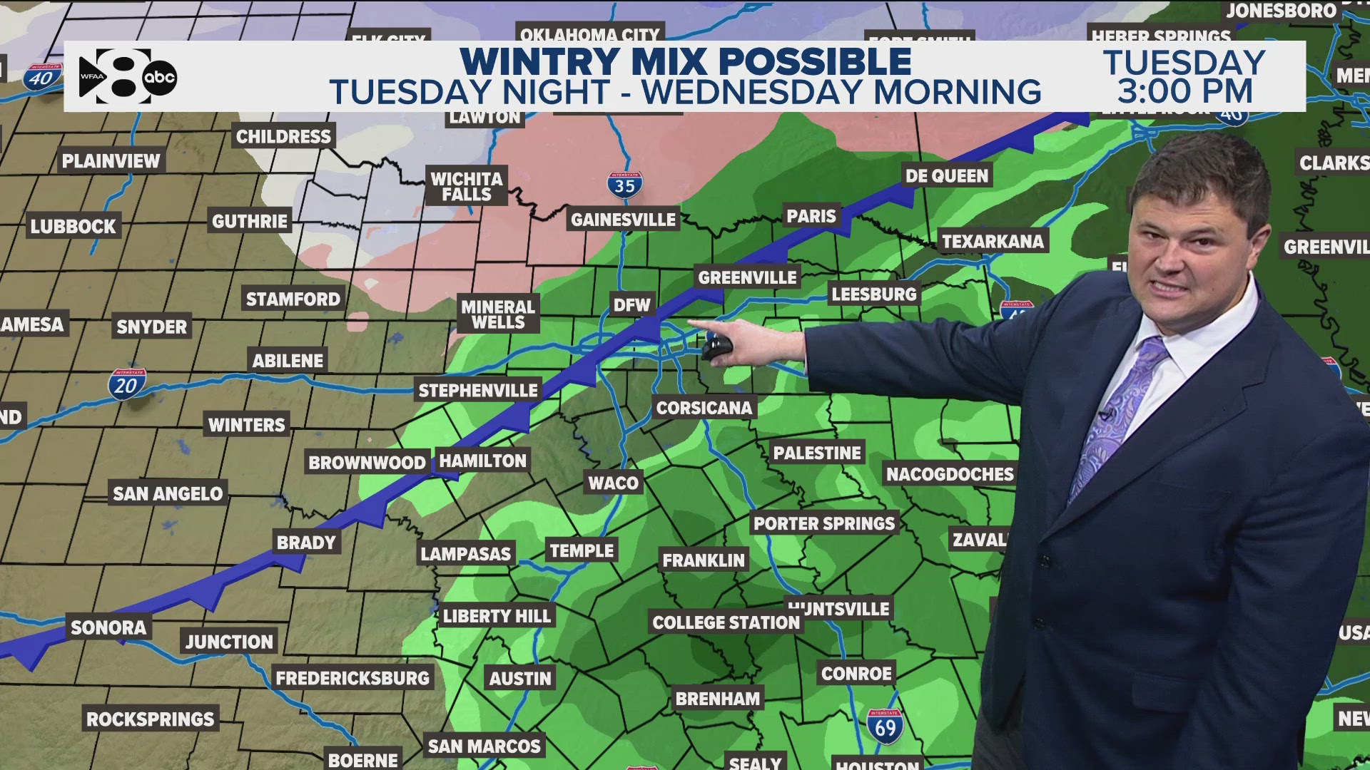 DFW Weather | Coldest air of the winter expected next week in 14 day ...