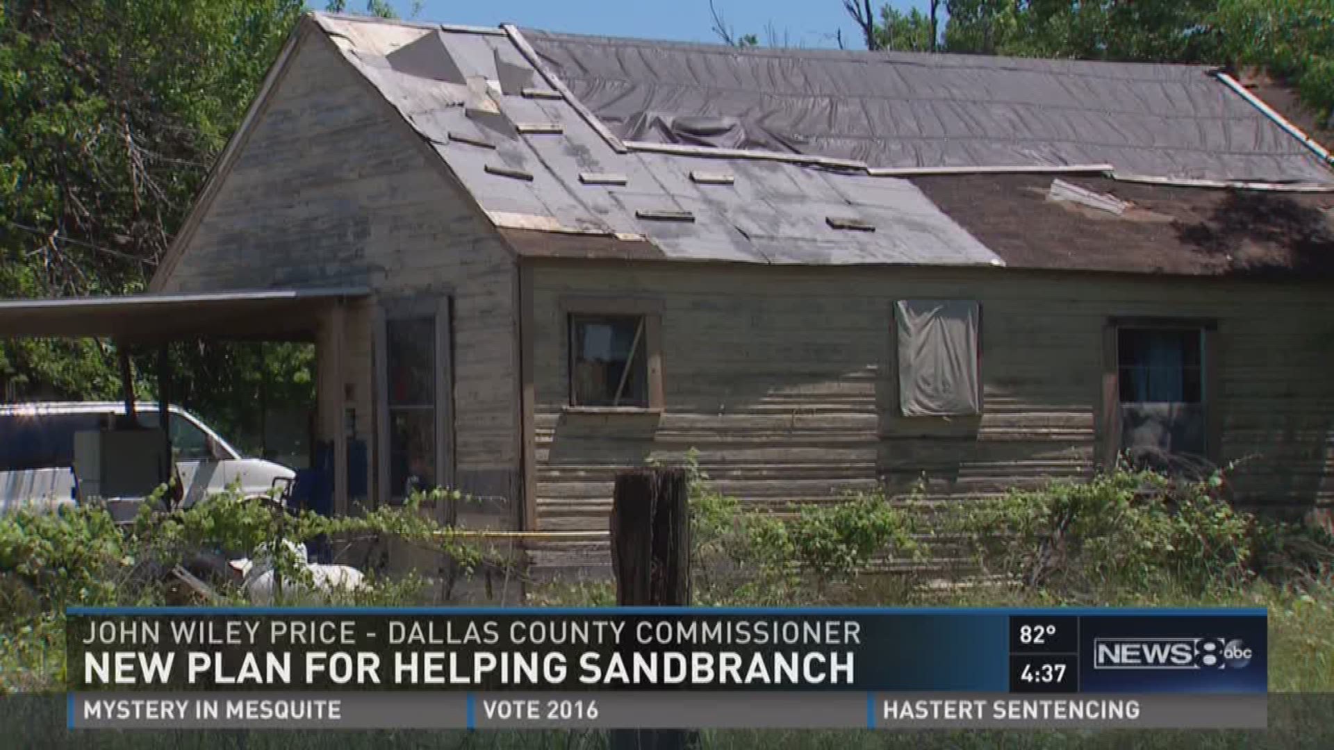 Demond Fernandez reports on Dallas County's new plan to address the water crisis in the Sandbranch community. 