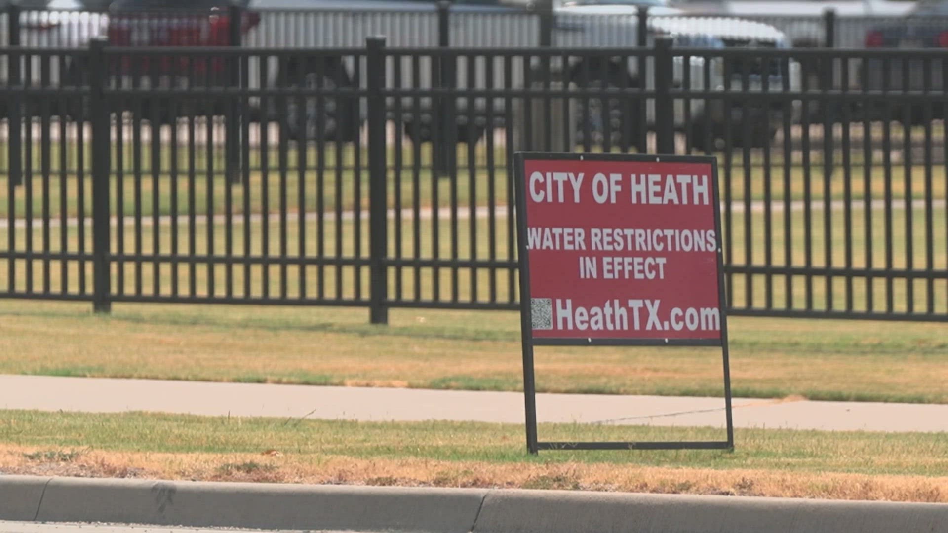 Additional water restrictions considered as Heath's current finite water supply is maxed out