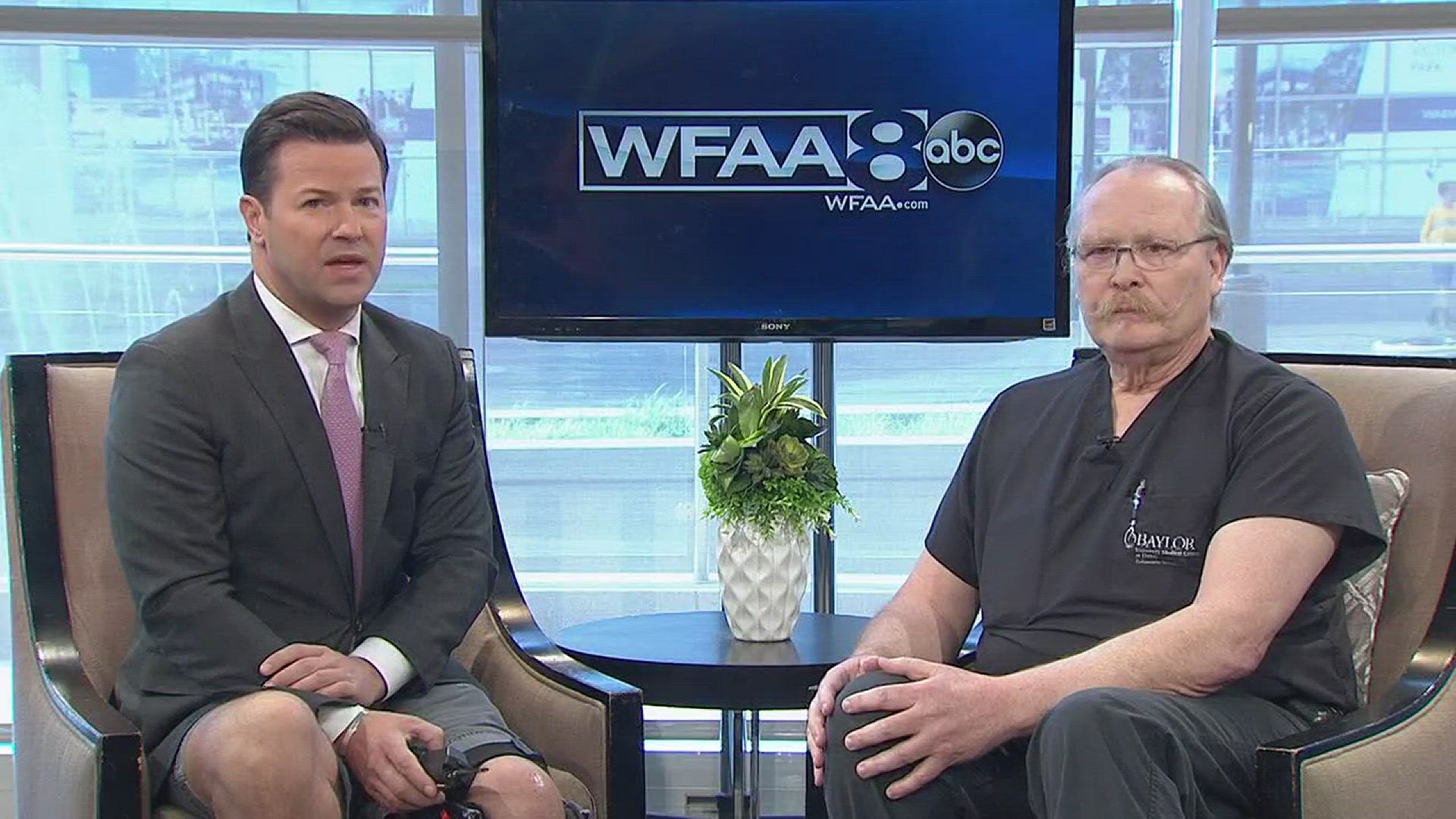 Ron Corning with Dr. Michael Foreman from Baylor University Medical Center, discussing how to deal with mass casualties like the mass-shooting in Las Vegas.