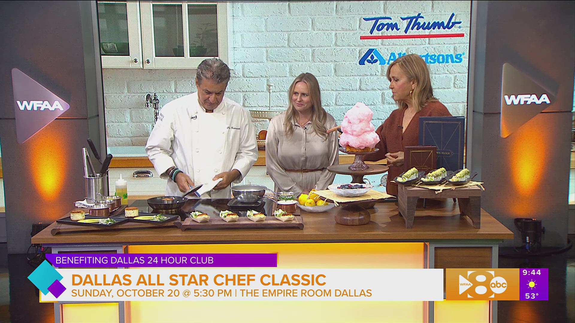 Crown Block chef and managing partner Kim Canteenwalla and Adrienne Santaularia with Dallas 24 Hour Club give us a preview of the Dallas All Star Chef Classic.