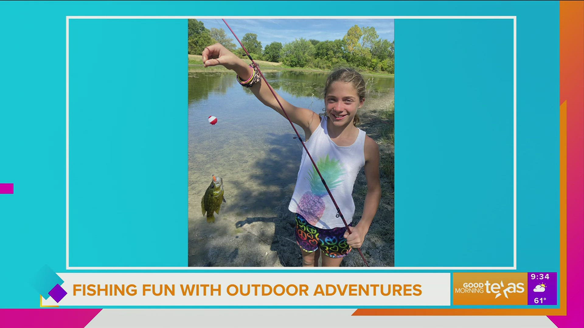 Fishing Fun with Dallas Parks & Recreation Outdoor Adventures Summer Camps