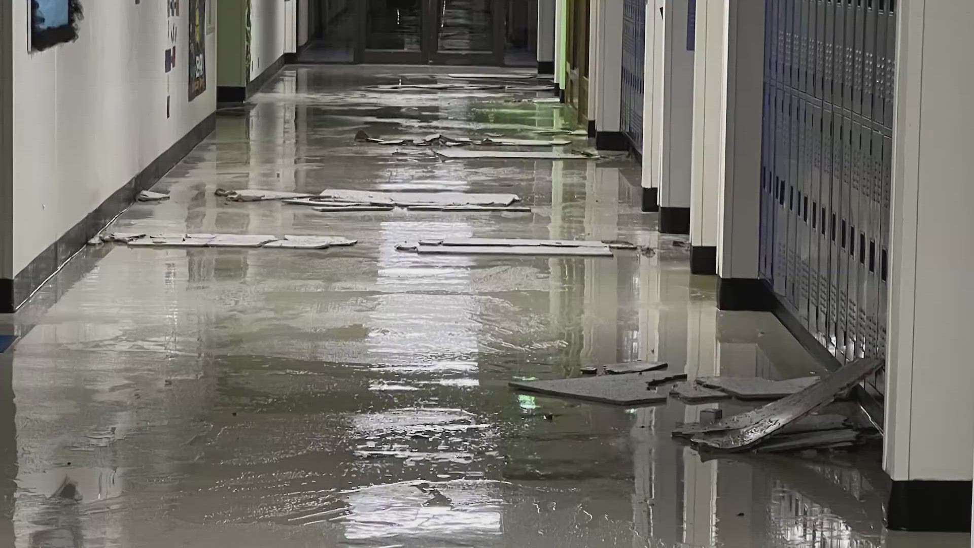 Hail punches holes in the roofs of schools across Blooming Grove ISD. Officials are now trying to get the schools repaired while also figuring out longer-term fixes.