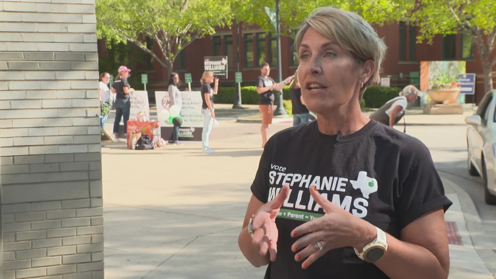 Stephanie Williams is a Carroll ISD mom and former elementary and middle school teacher running for the seat open, after trustee David Almand resigned.