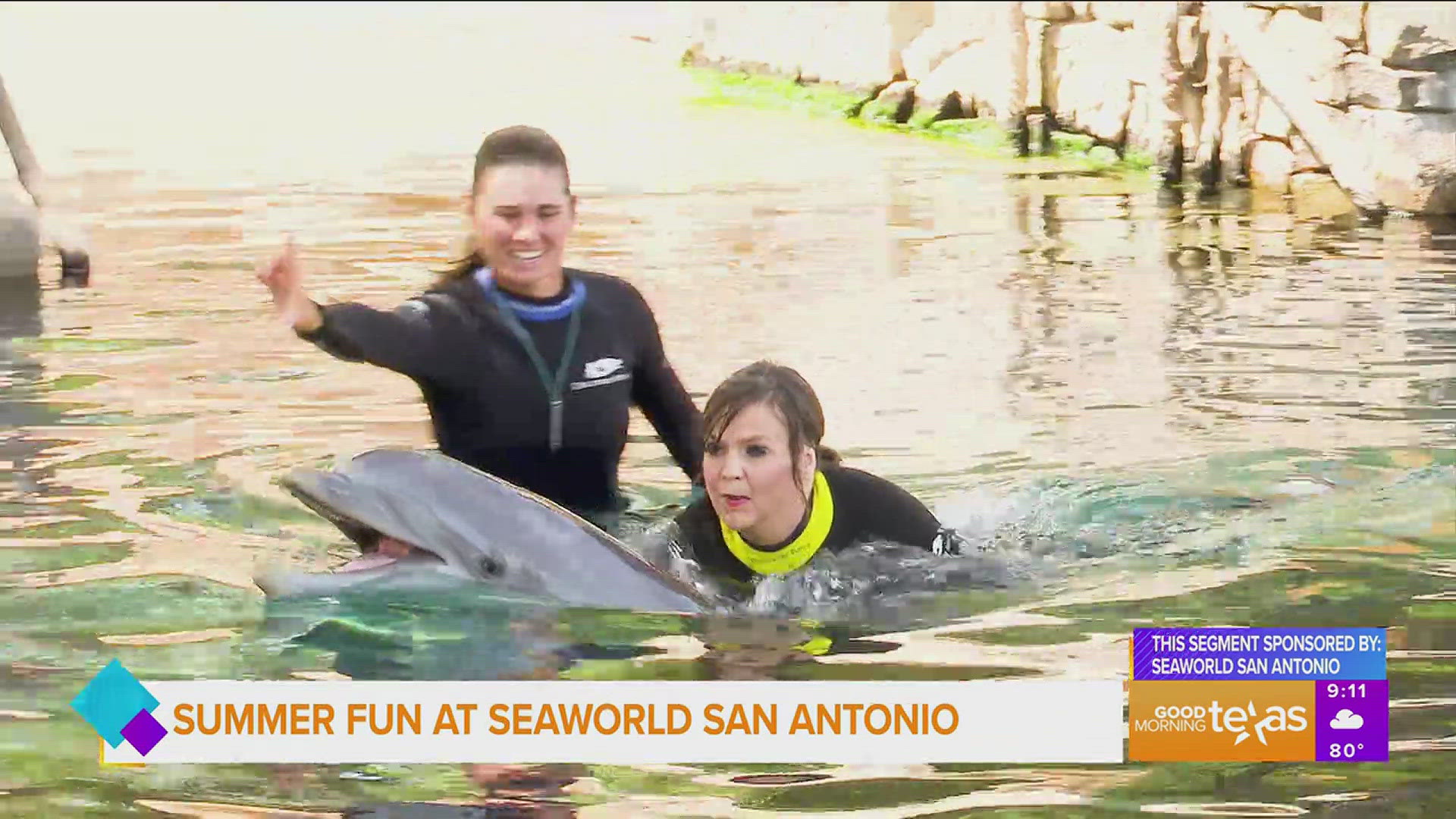 This segment is sponsored by SeaWorld San Antonio.