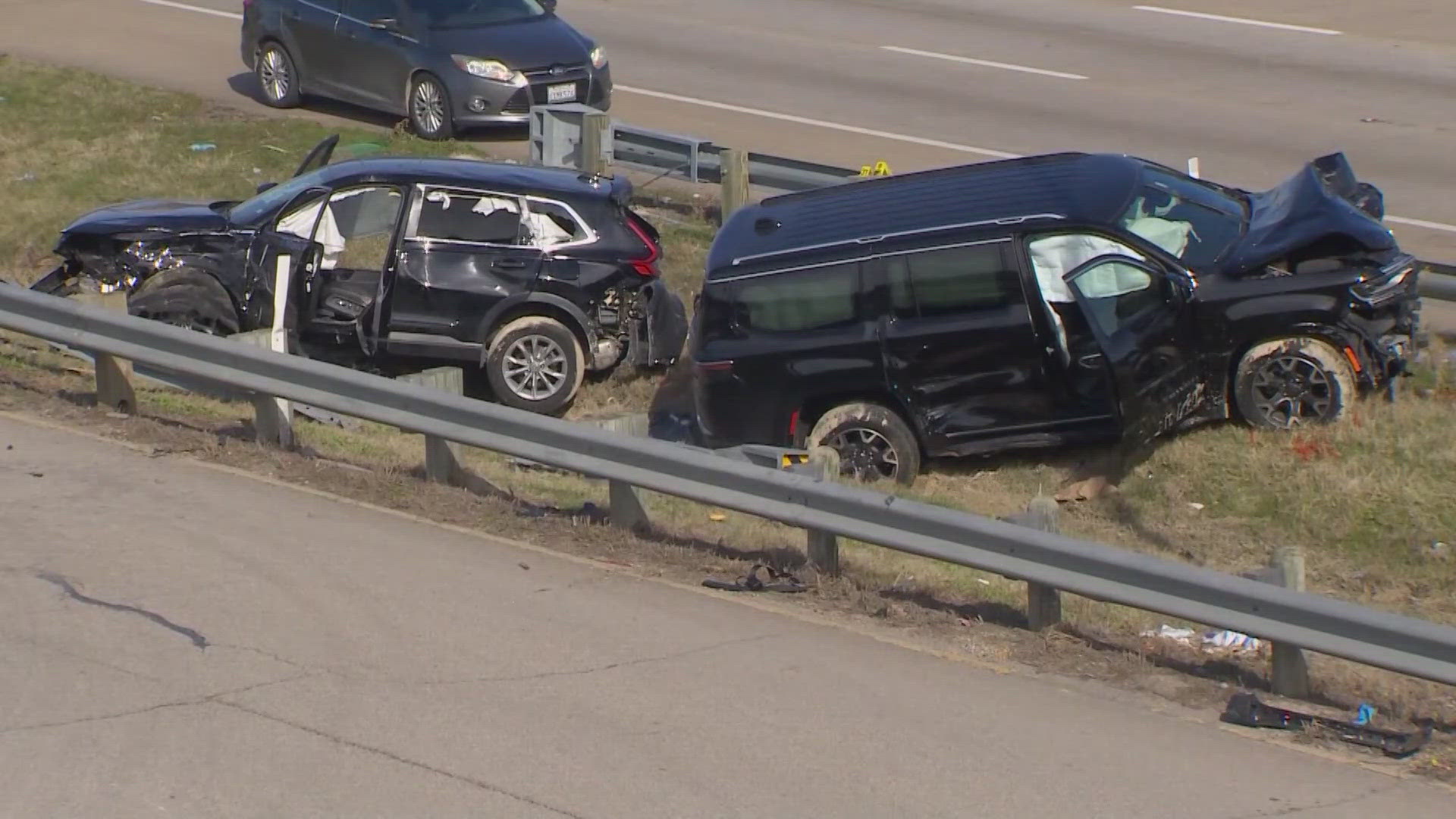 Dallas police confirmed officials are investigating an officer-involved shooting in the area on I-35 in Red Oak.