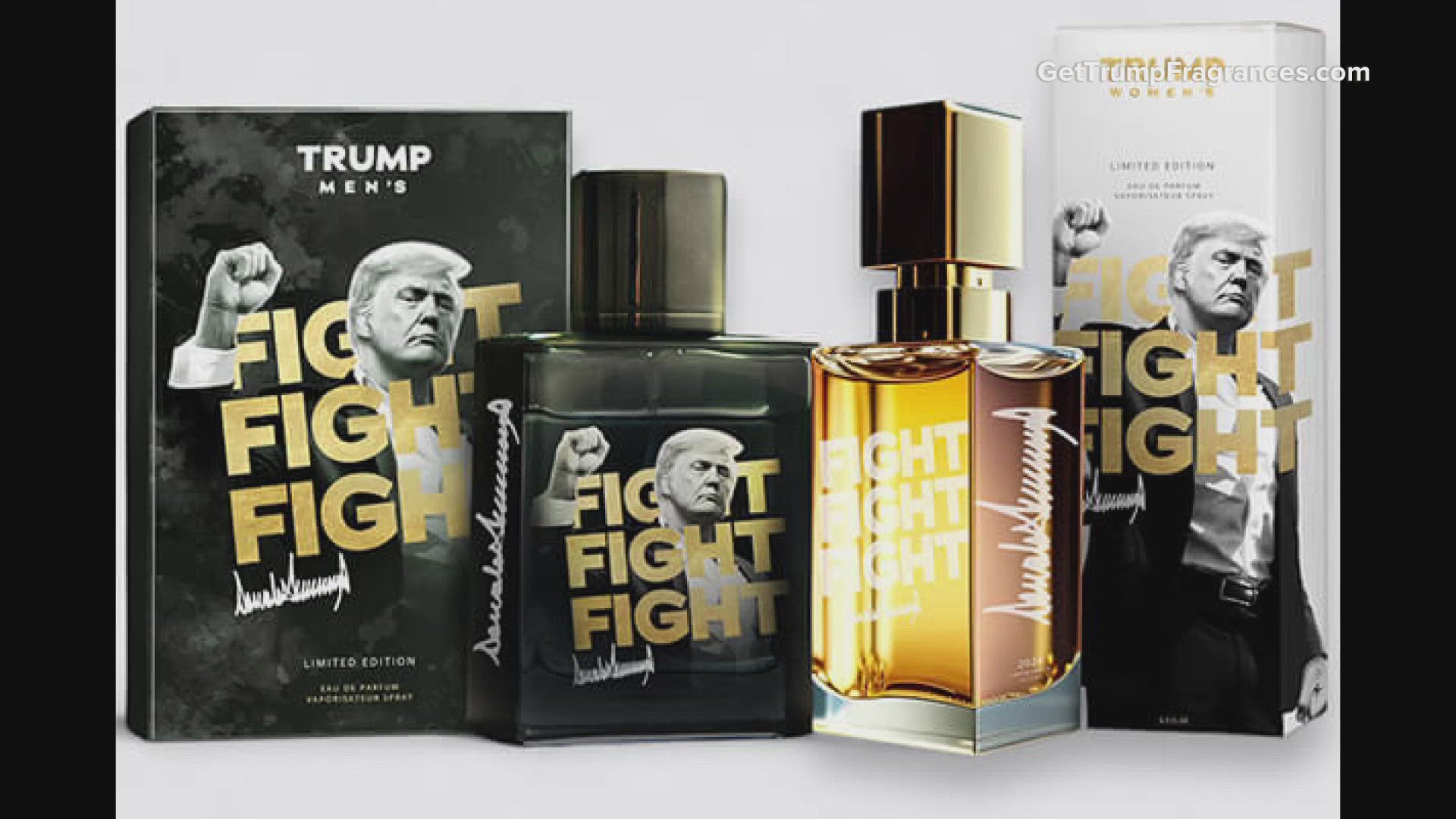 The perfume is called Fight Fight Fight.