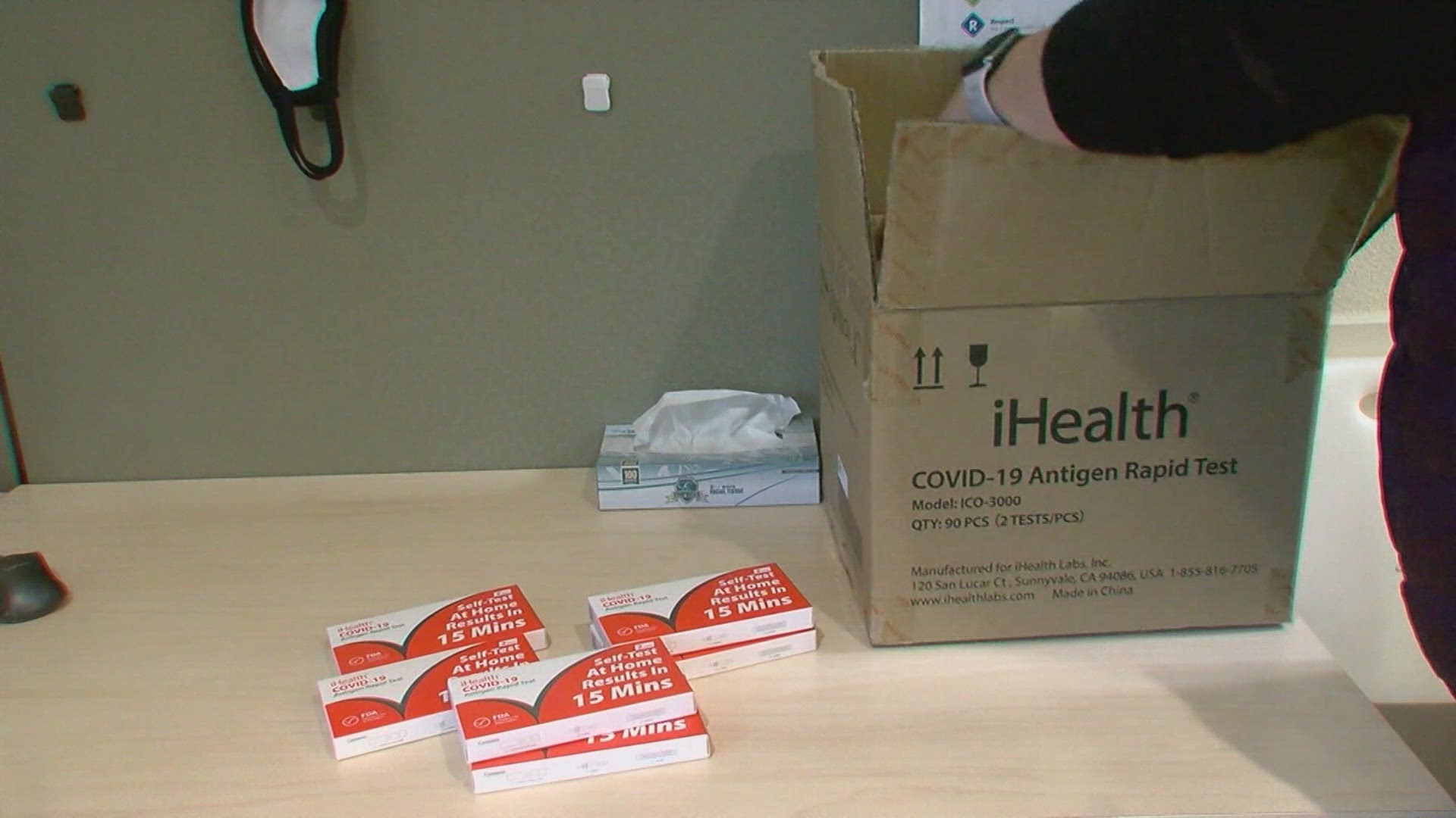 Each household can get four free COVID tests.