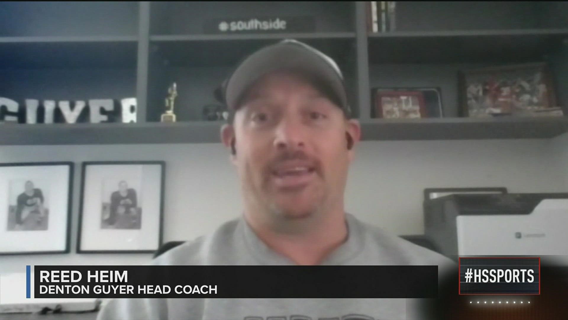 WFAA's Mike Leslie spoke with Denton Guyer Head Coach Reed Heim about his team's hot start to the 2022 football season.