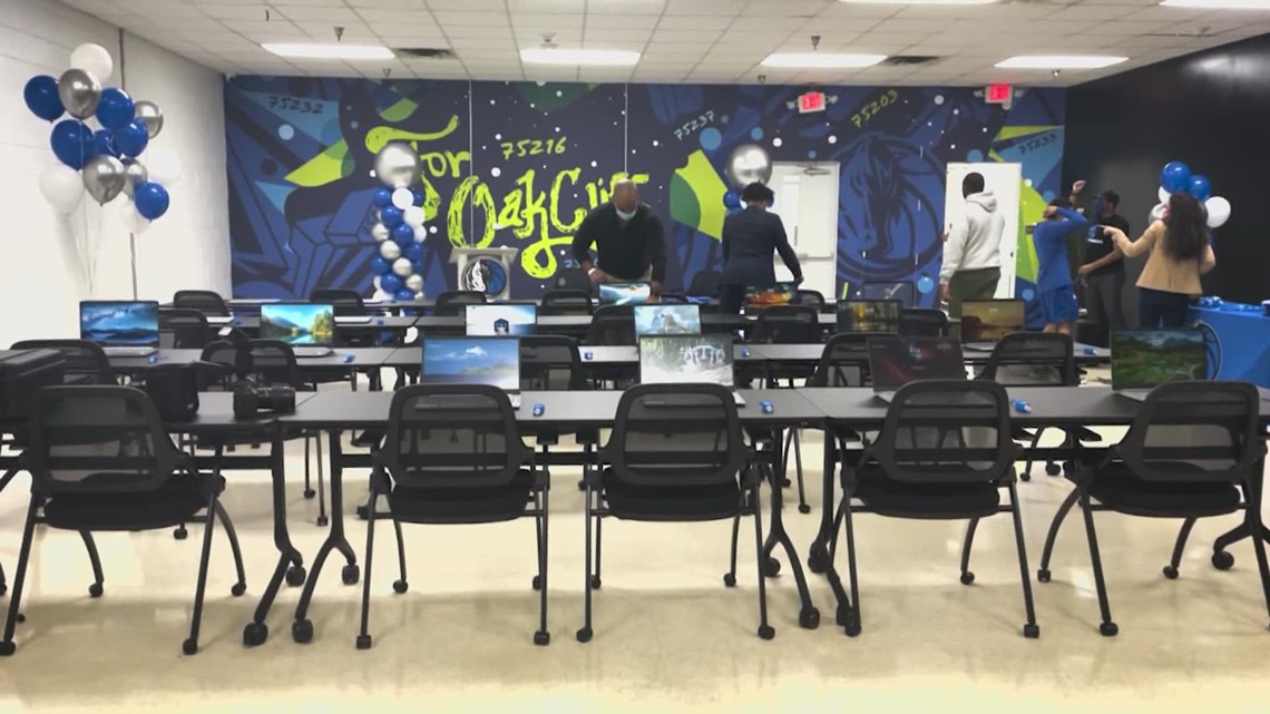 Dallas Mavericks help nonprofit For Oak Cliff get new tech lab - Vimarsana News