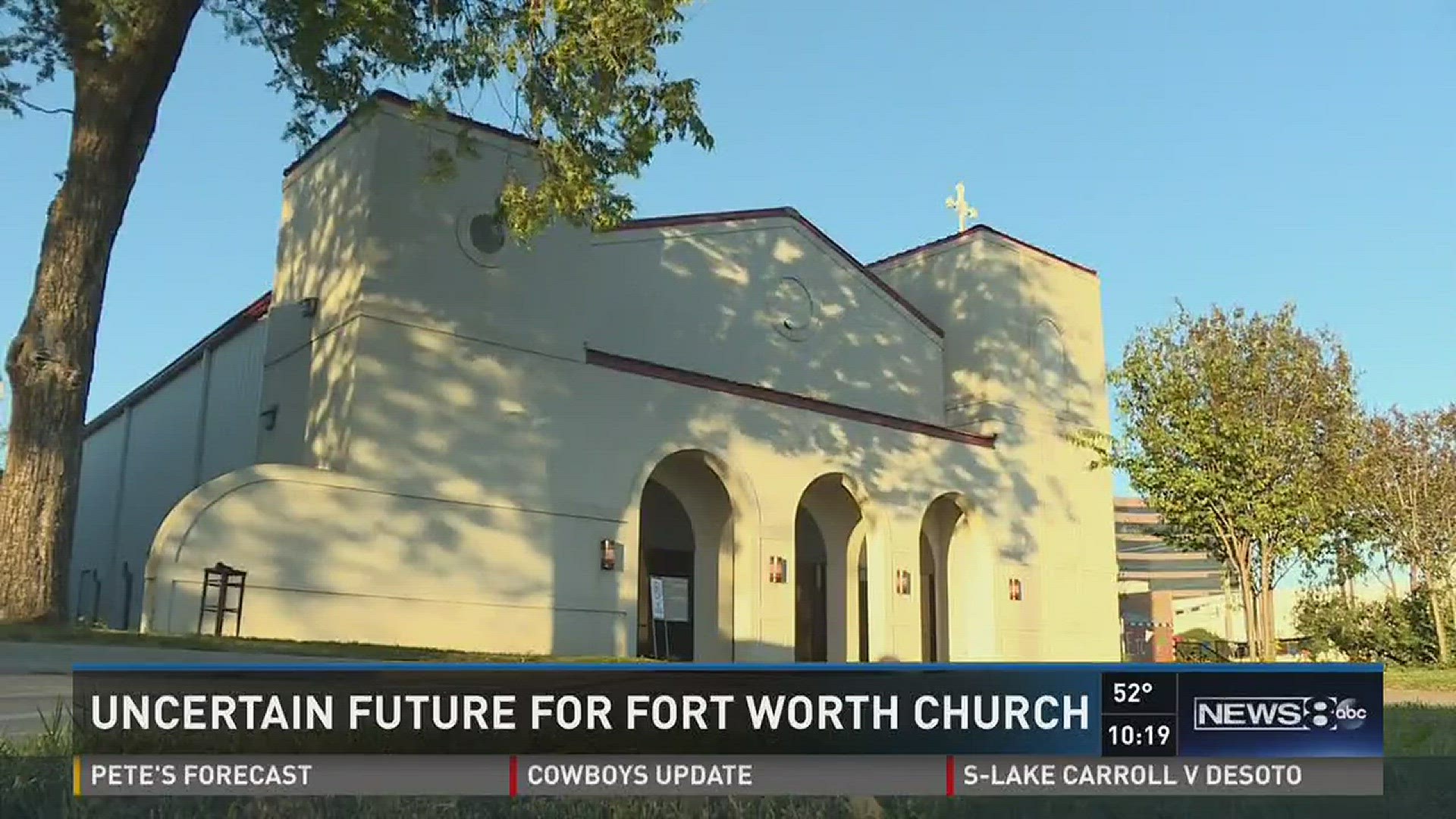 Uncertain future for Fort Worth church