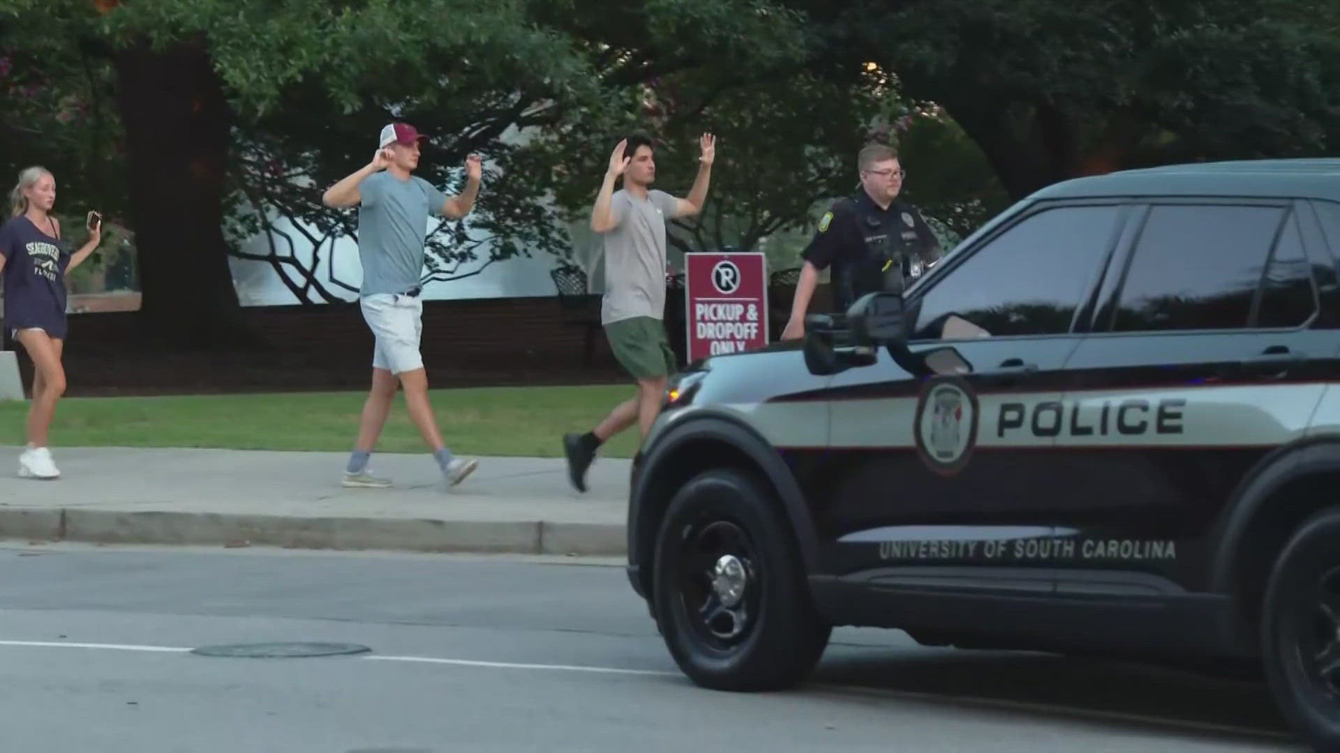 The University of South Carolina was cleared after an alleged active-shooter hoax, the third reported last week. 
