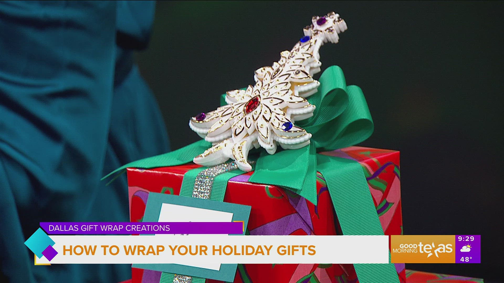 Is wrapping gifts not one of your talent? The Founder of Dallas Gift Wrap Creations shows us how to properly wrap our holiday gifts.