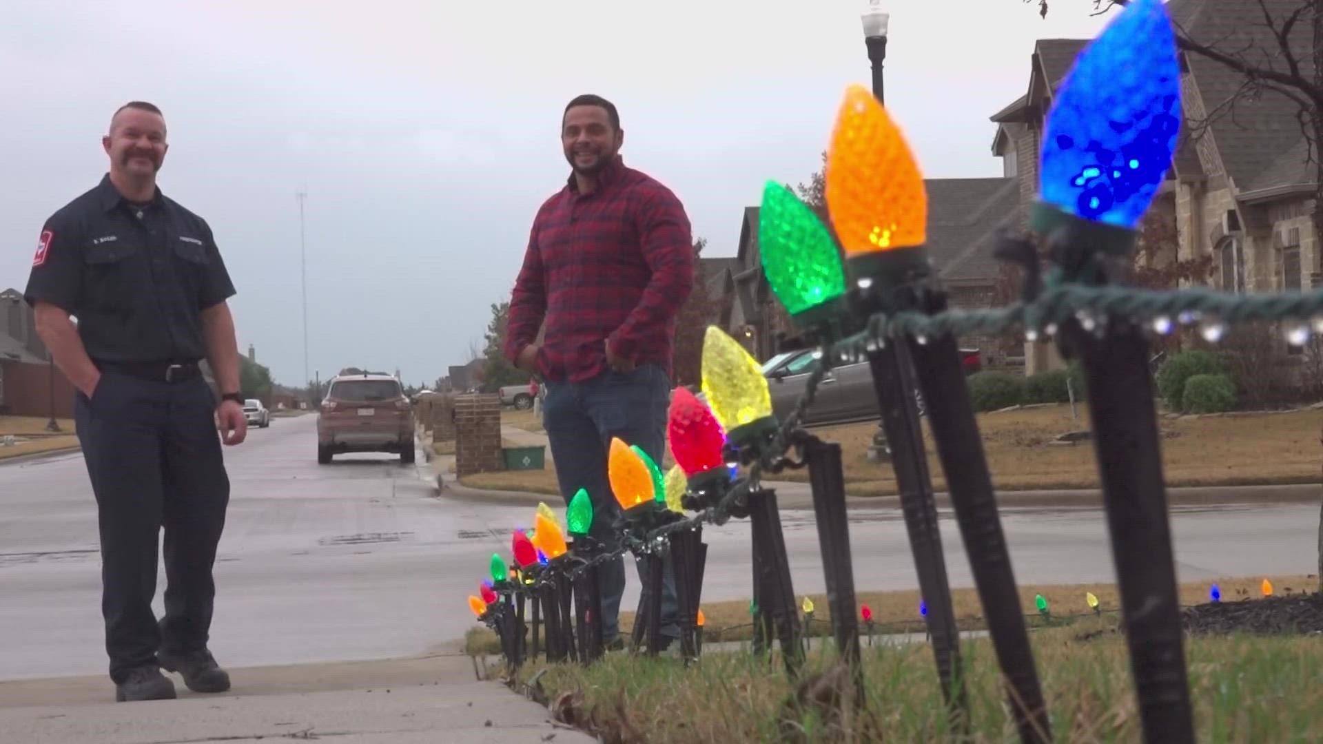Rafael Martinez was worried he wouldn't be able to finish decorating for Christmas.