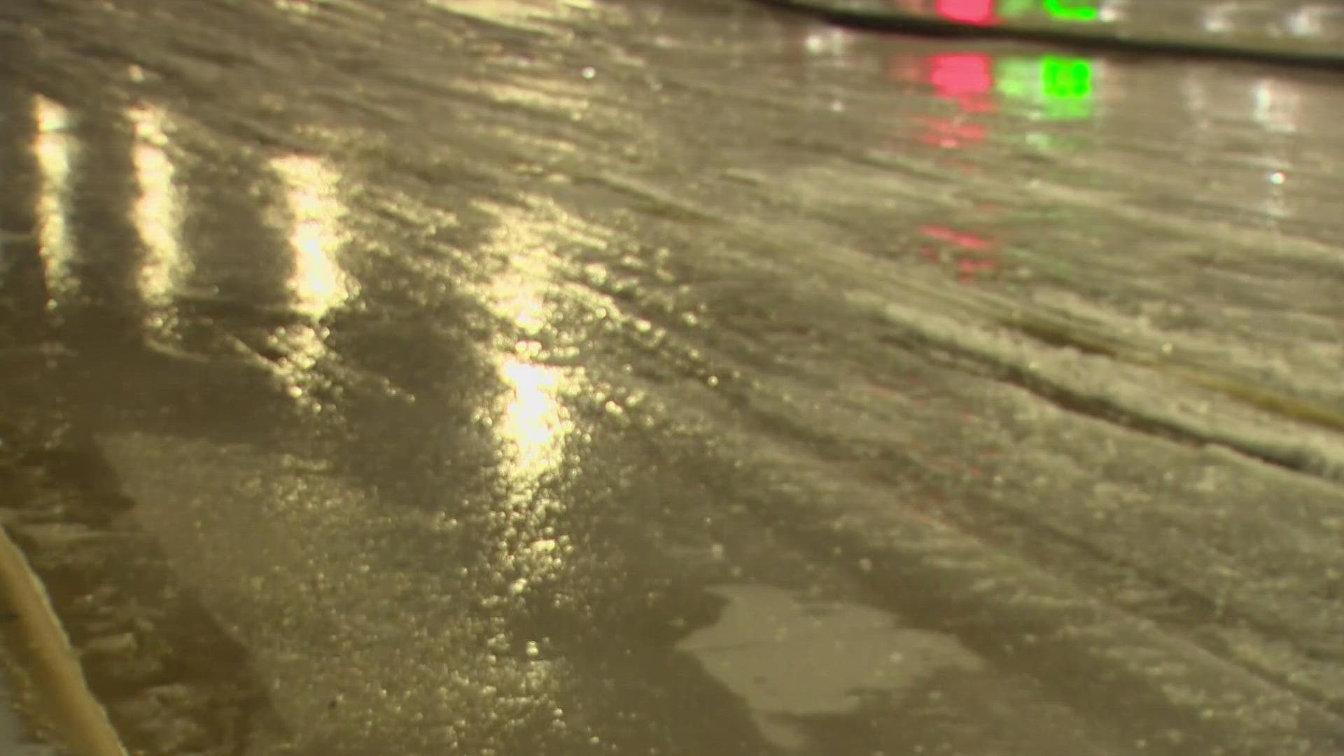 WFAA Daybreak reporters are across the Dallas-Fort Worth area checking out ice on the roads.