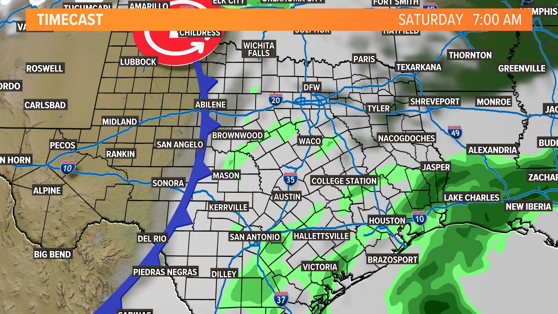 Weekend rain 1/19/23