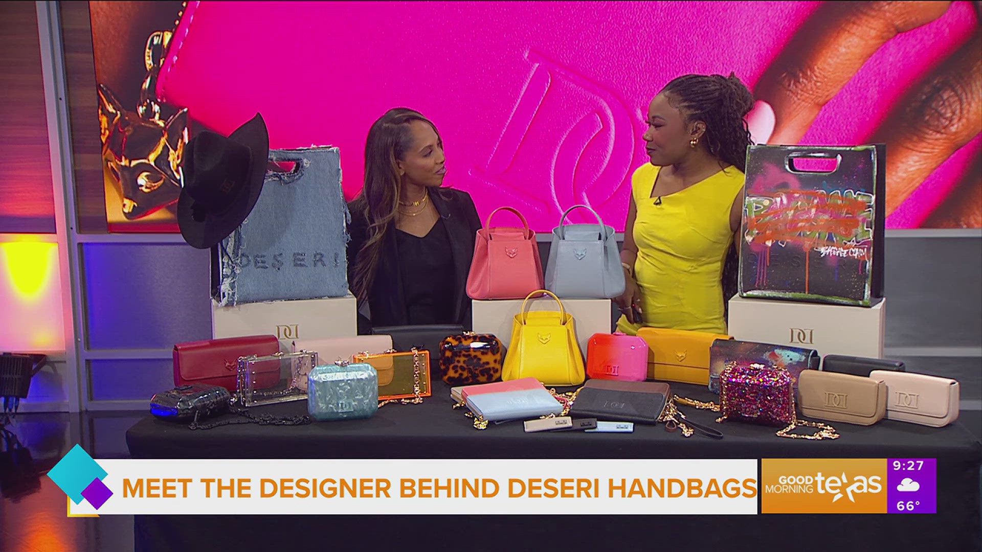 Deseri Kelley shares the story behind her luxury handbags. Go to deseri.com for more information.