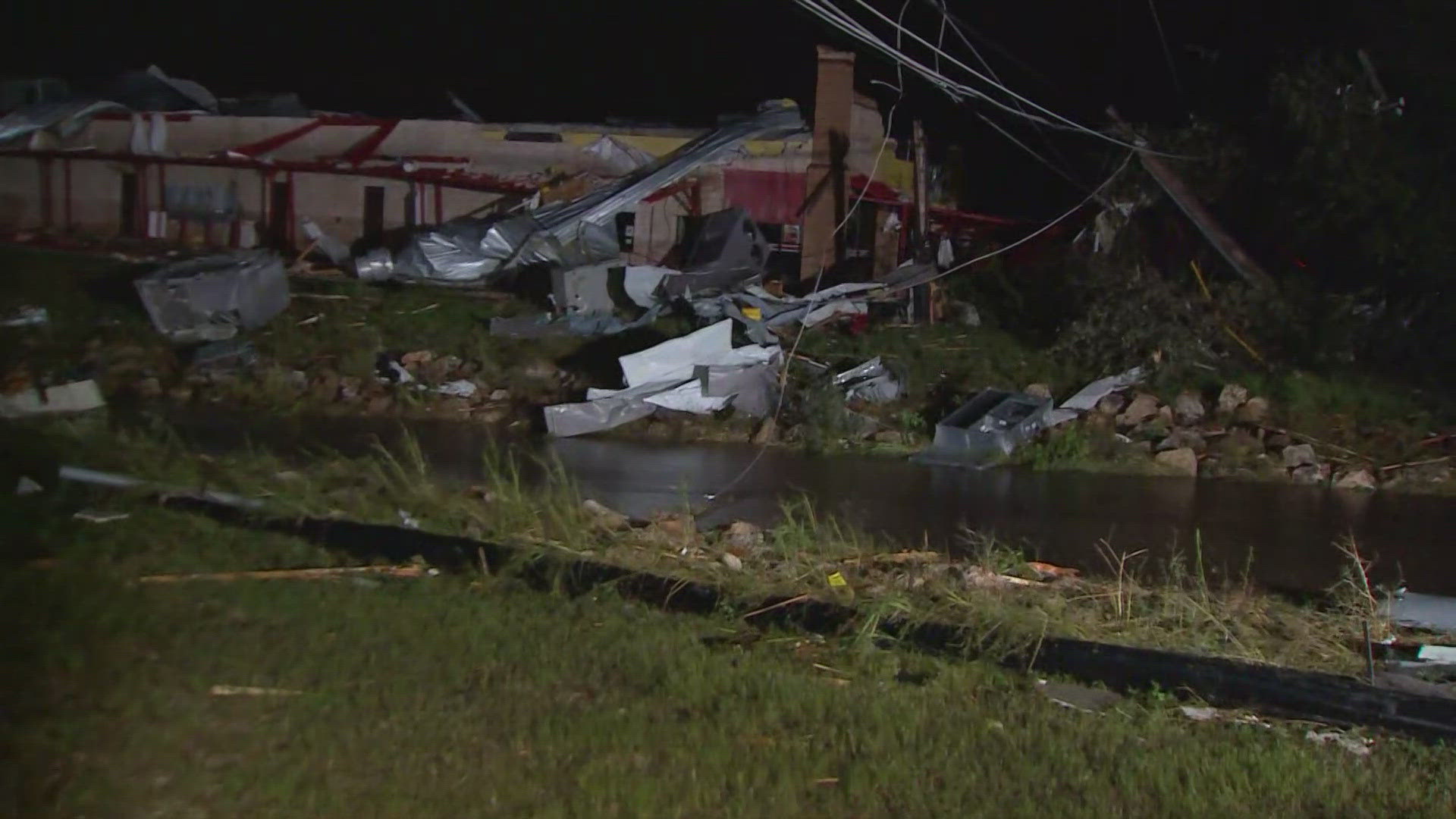 Tiffany Liou has a look at the tornado damage seen in Temple, Texas, after storms Wednesday night.