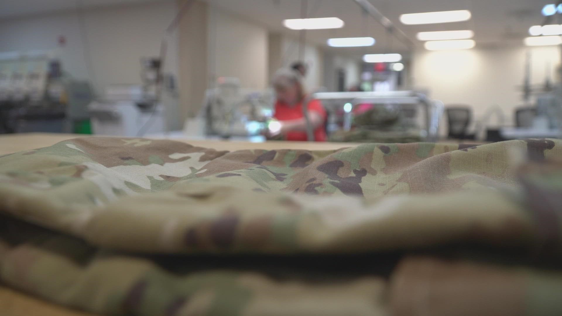 A two-year contract has been signed with Envision Dallas and Defense Logistics Agency to produce more than 280,000 Army Combat Uniform trousers.