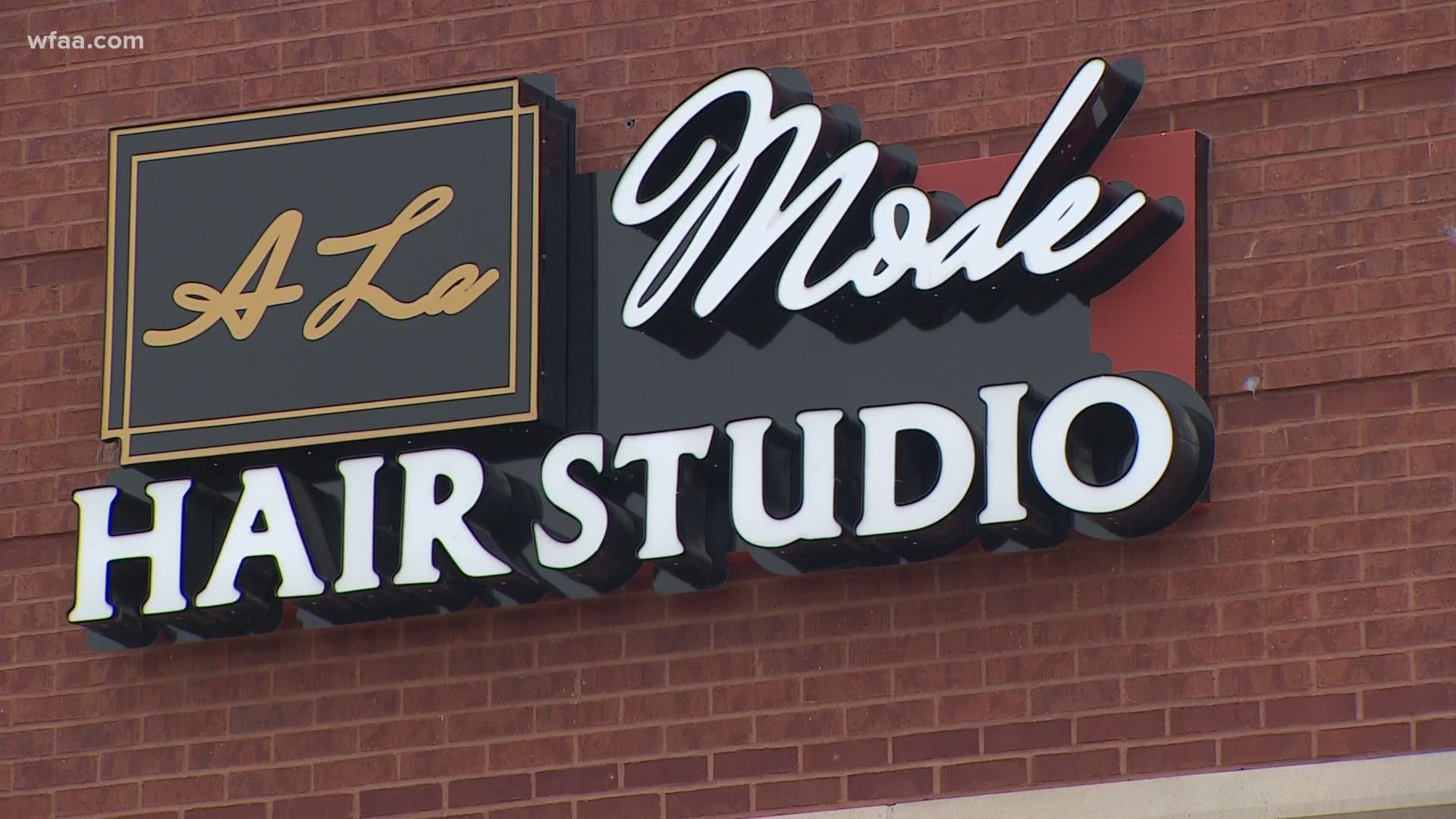 The owners of A La Mode Hair Studio in Plano are trying to clear the air after receiving about 90 voicemails.