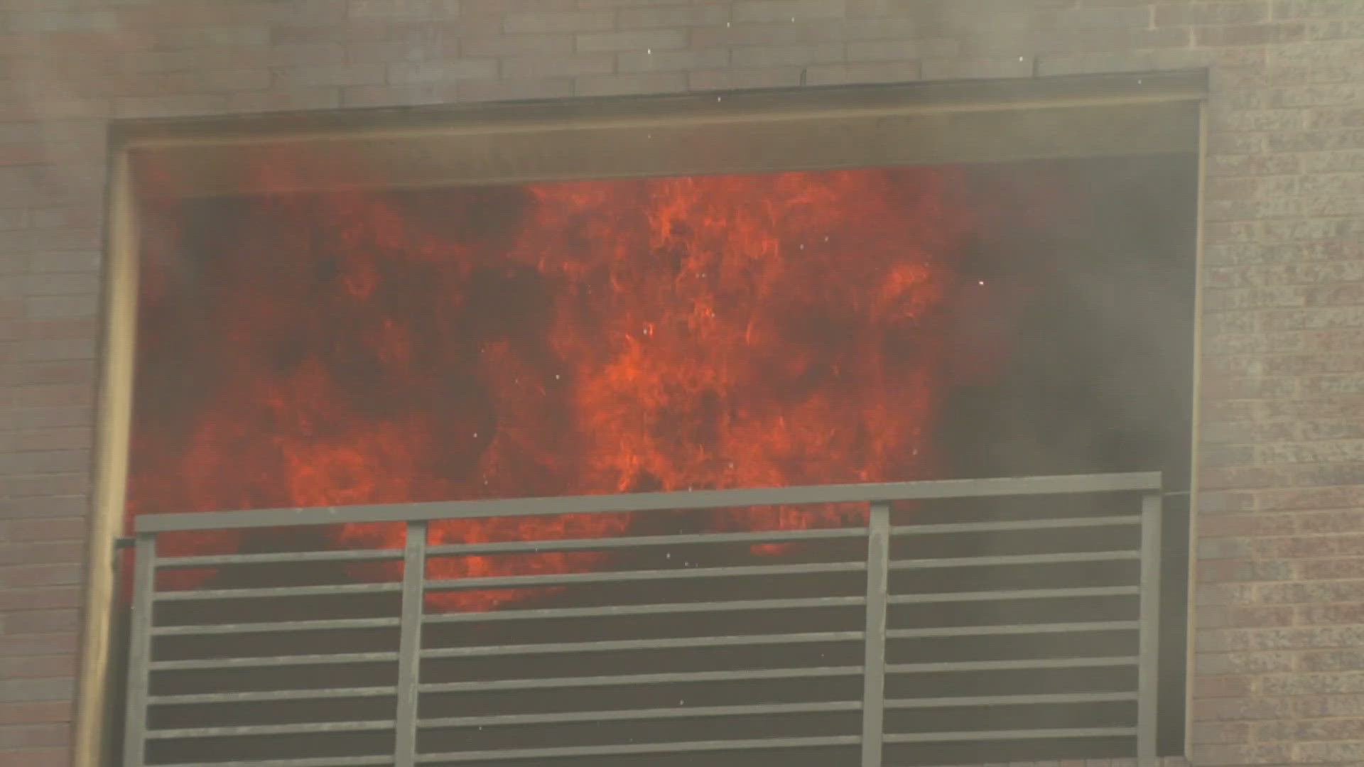  Firefighters were called to an apartment complex on the 1000 block of West Rosedale Street Monday, known as The Cooper.