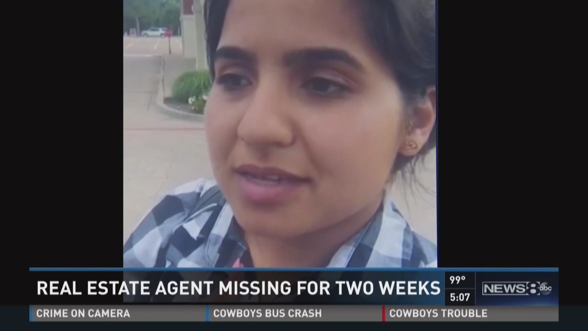 Real estate agent missing for two weeks
