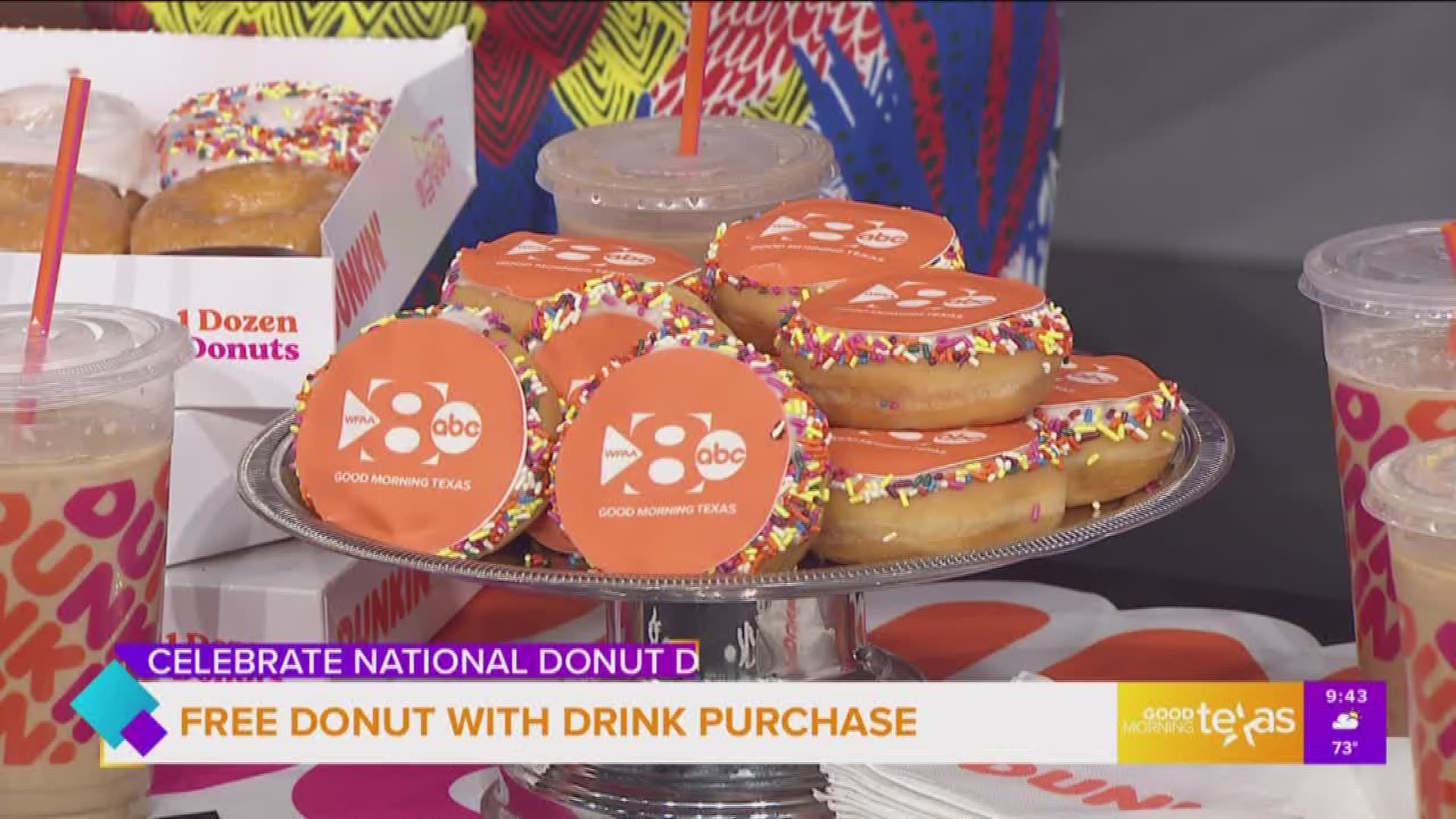 Celebrate National Donut Day with a free donut from Dunkin' Donuts