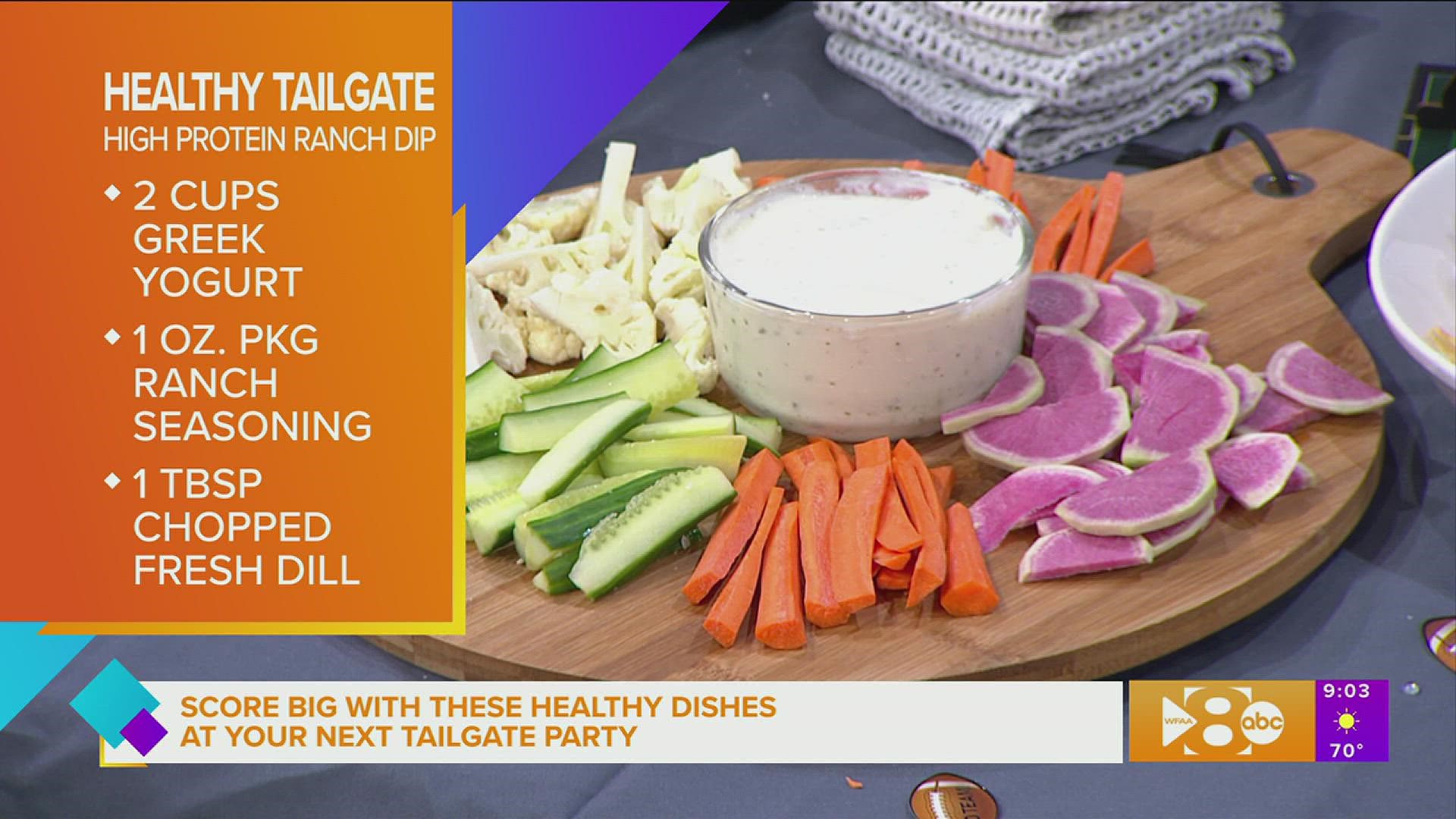 The Millennial Nutritionist CEO and founder Illa Garcia shares some delicious and healthy tailgate dishes for you!