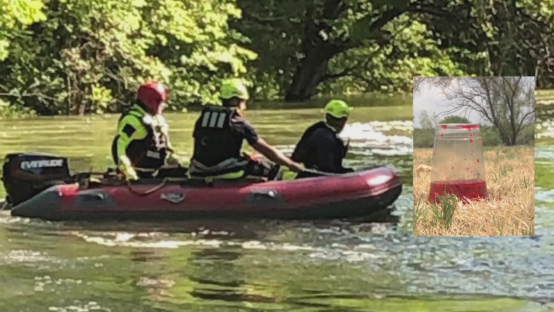 “It only takes about six inches of moving water to sweep an adult off their feet and carry them down stream,” GPFD Battalion Chief Joe Harvey said.
