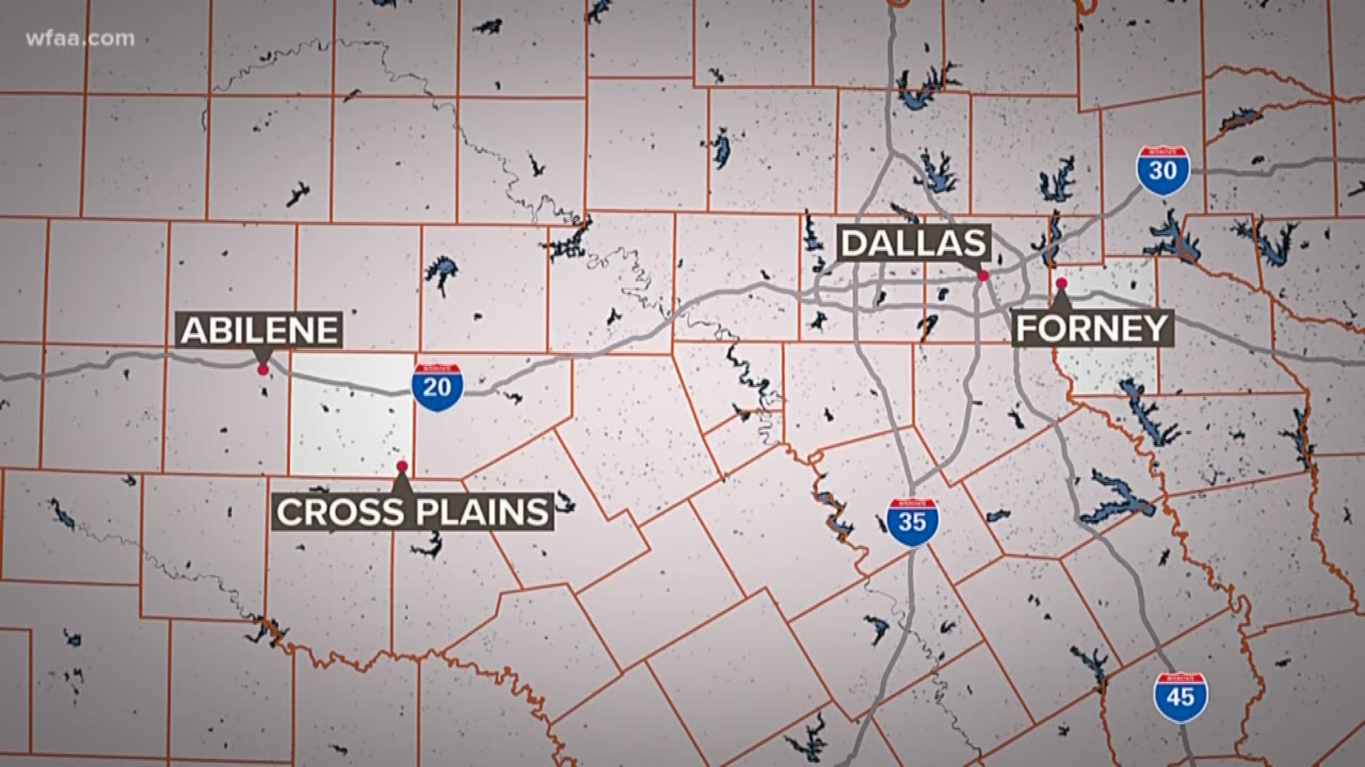 The crash happened in Callahan County, southeast of Abilene.